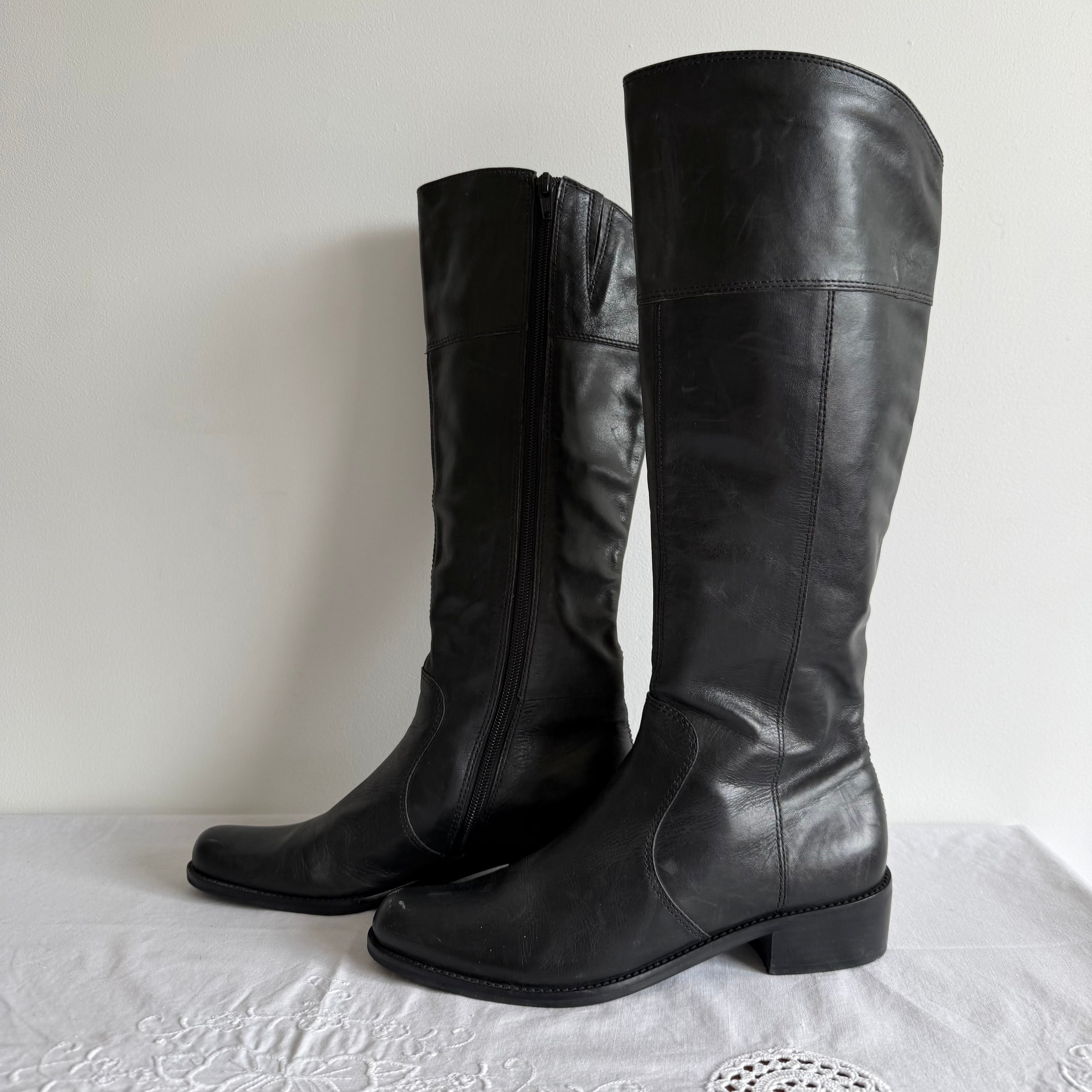 Andrē Knee High Leather Boots | EU 36 / US 5 / UK 3