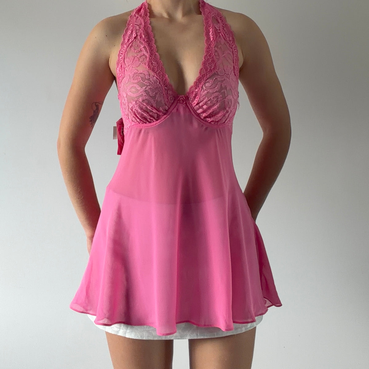 Cinema Etoile Halter Slip Dress | M-L