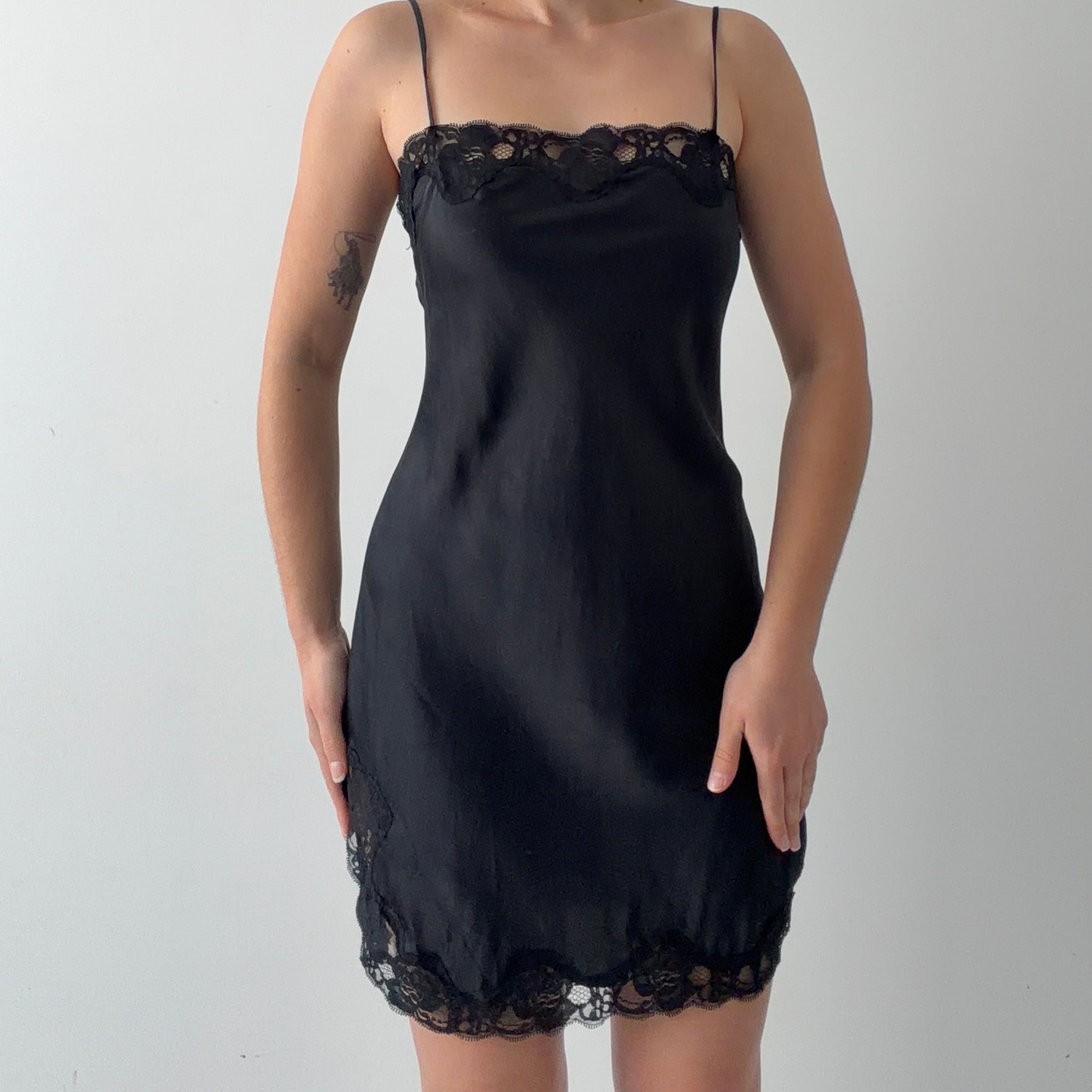 Victoria's Secret Gold Label Silk Slip | L