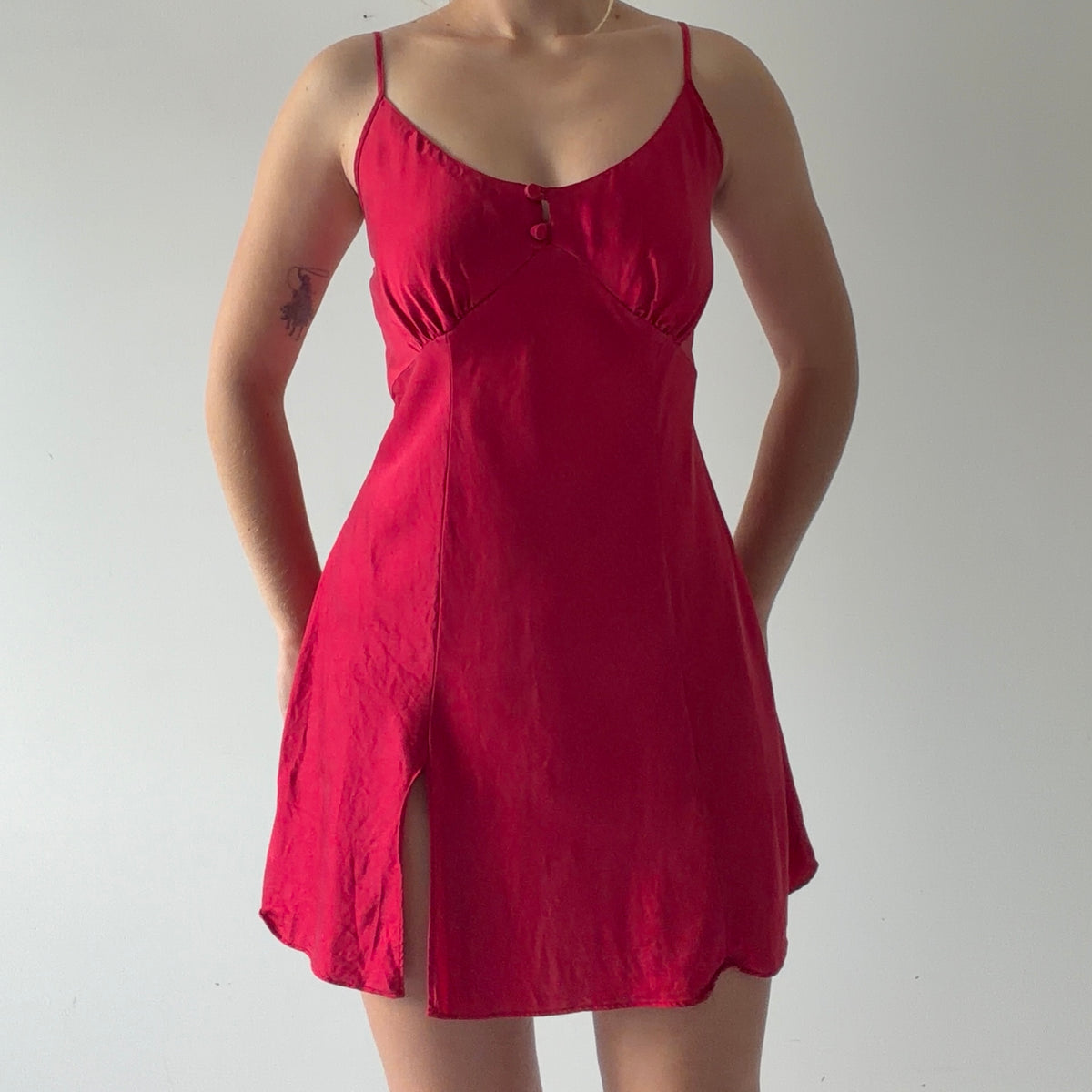 Victoria's Secret Gold Label Silk Mini Dress | M