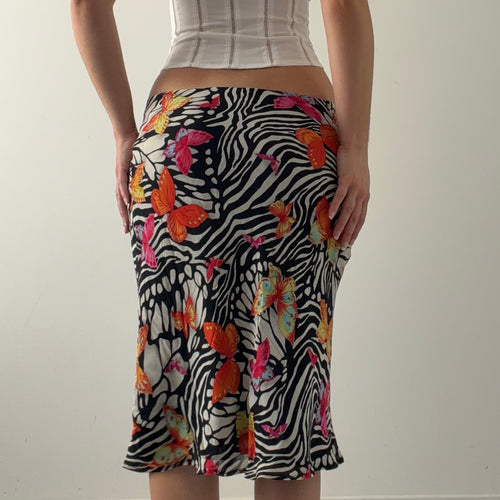 Lily Butterfly Midi Skirt | S
