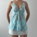 Lola & Liza Plaid Babydoll Top | Made in Italy | 8-10