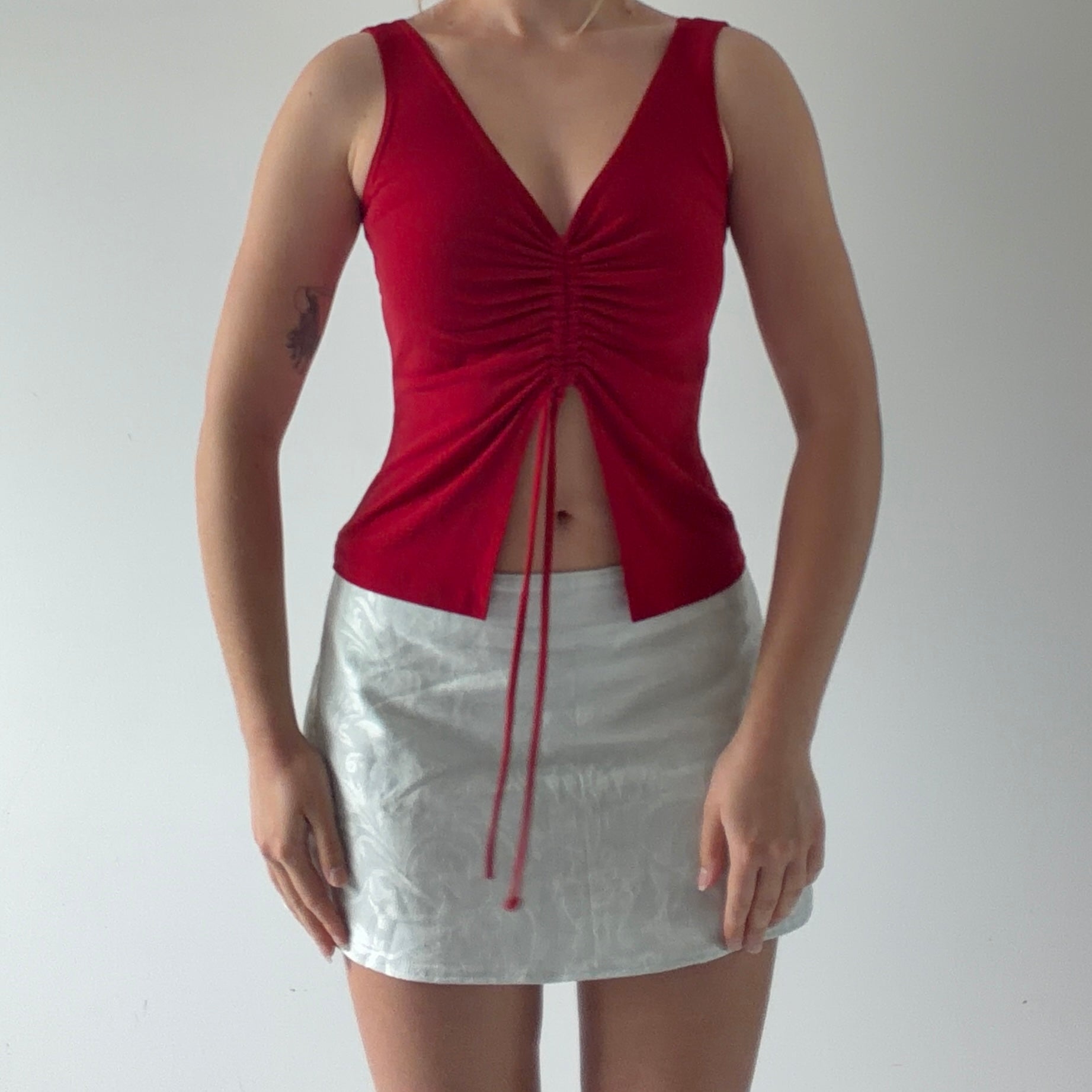 Rave Ruched Cami Top | Made in USA | 6-8