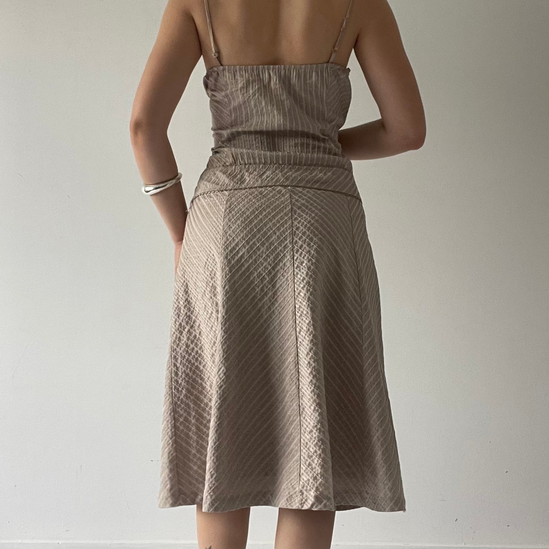 Le’range Cotton Summer Midi Dress | 10-12