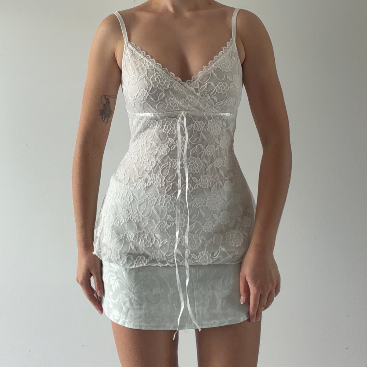 Michel USA Babydoll Lace Cami | L