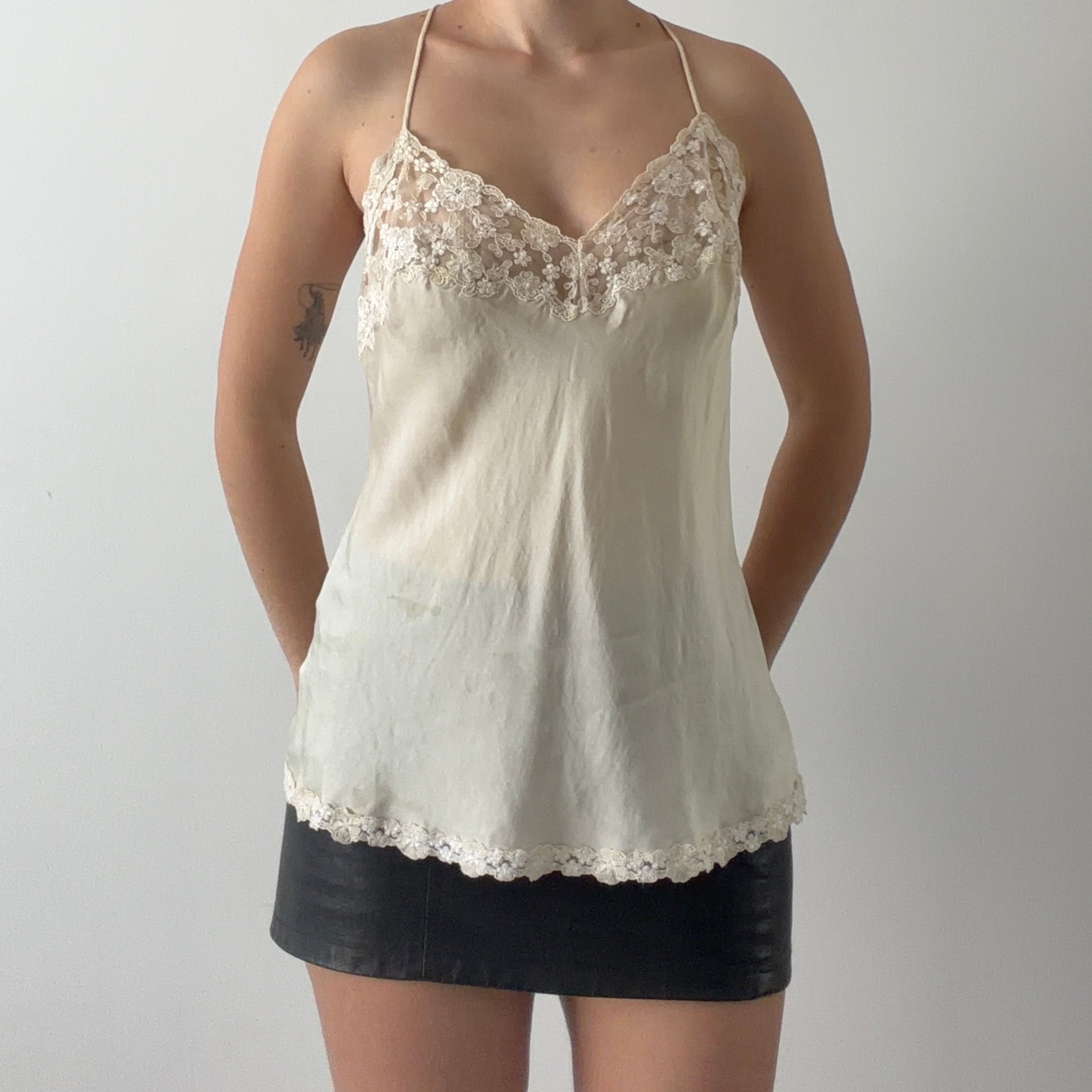 La Perla Silk Lace Cami | Made in Italy | M