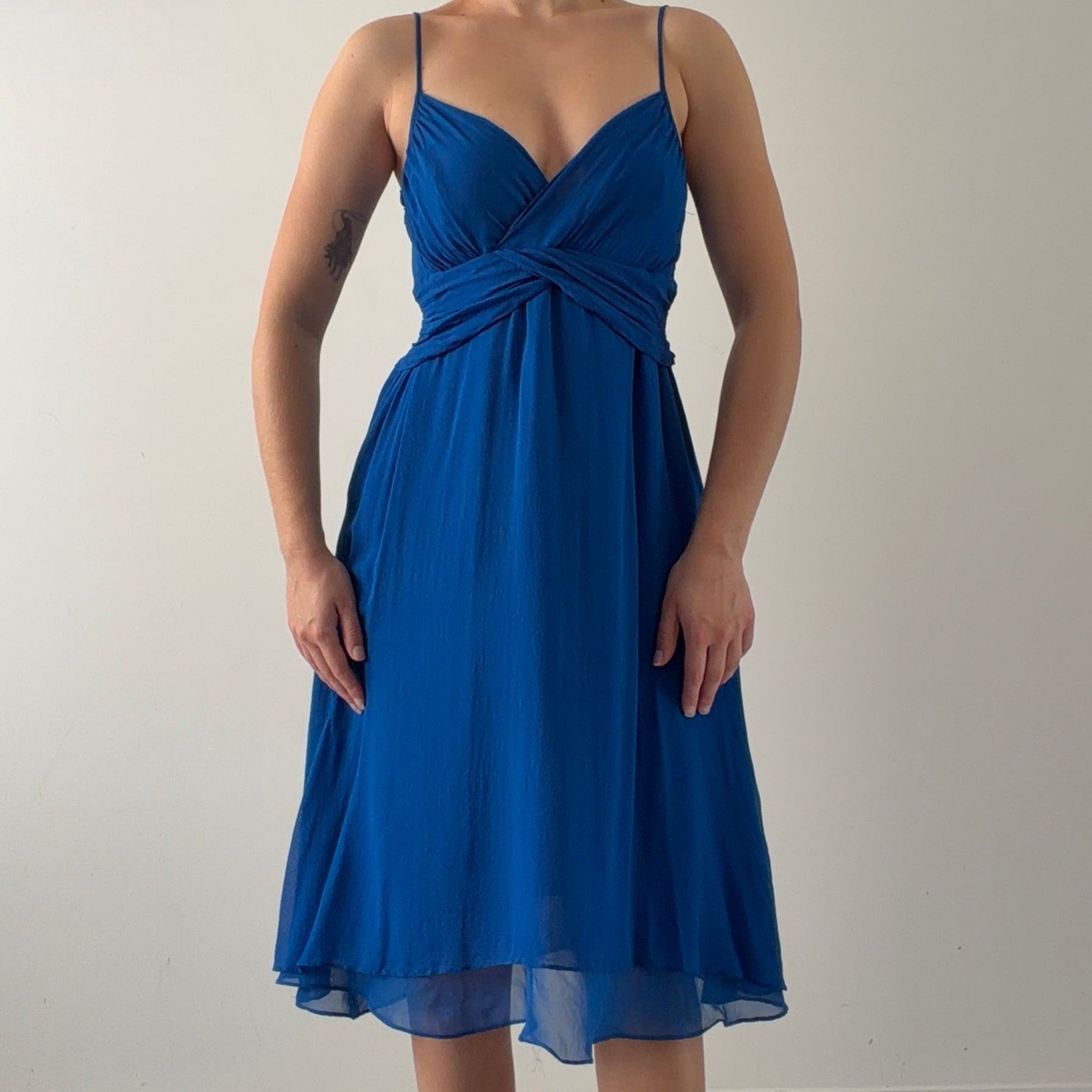 Forever Silk Midi Dress | S