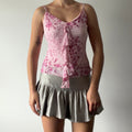 00s Floral Ruffle Cami | 6-8
