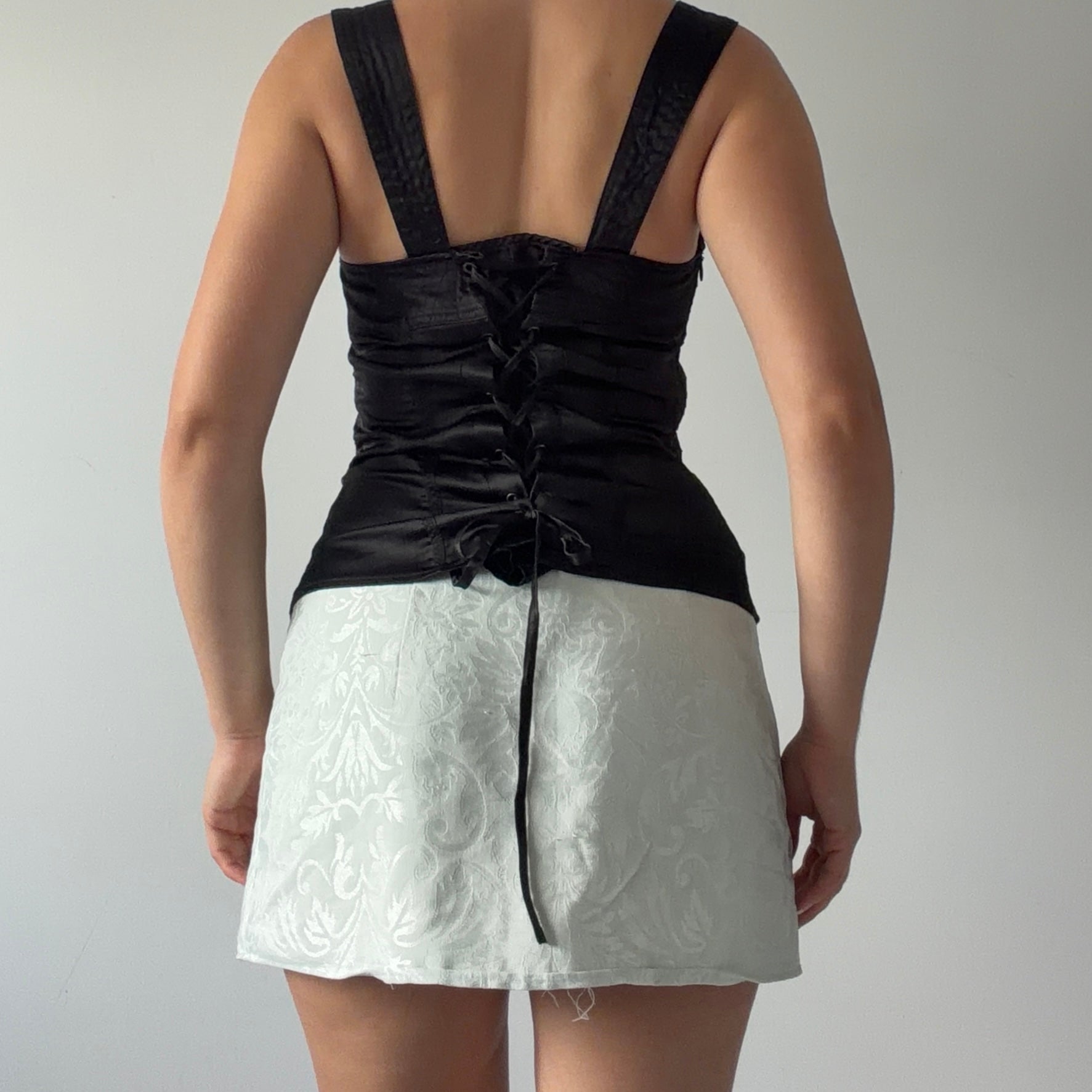 Soleil Satin Corset Top | S