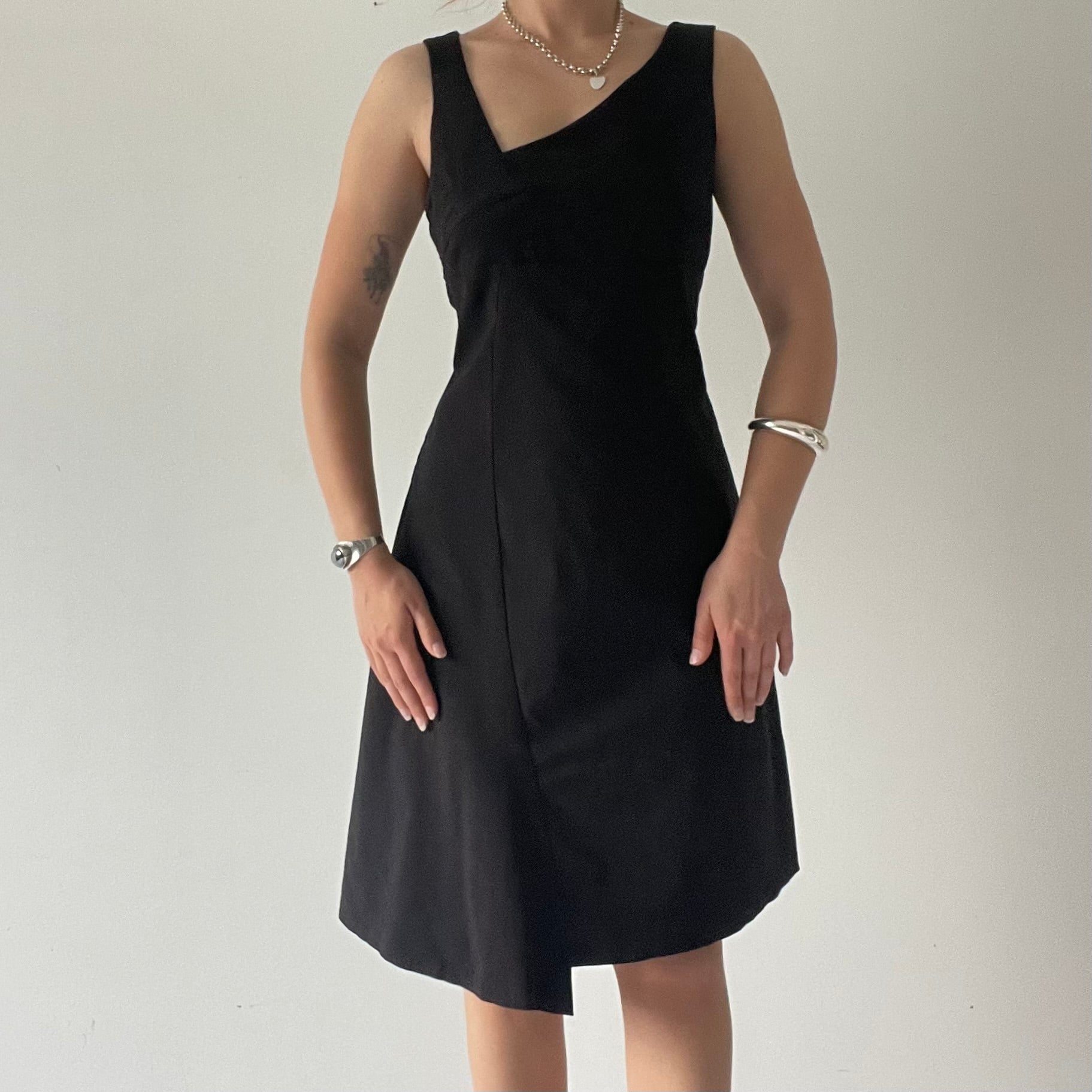 Cue Asymmetric Midi Dress | 10-12