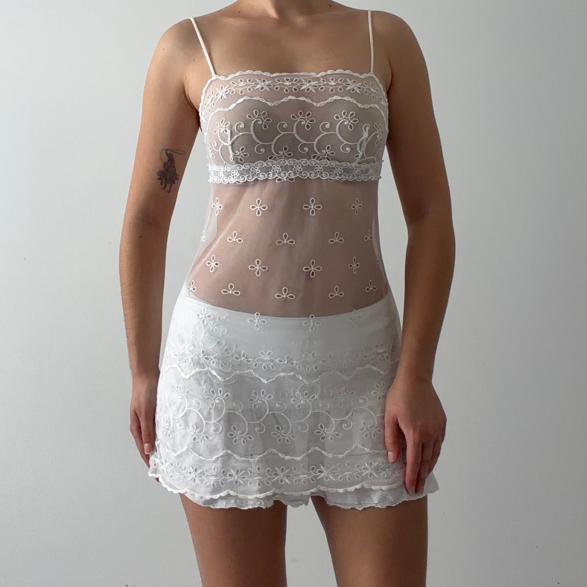 Victoria's Secret Babydoll Mini Dress | White | XS