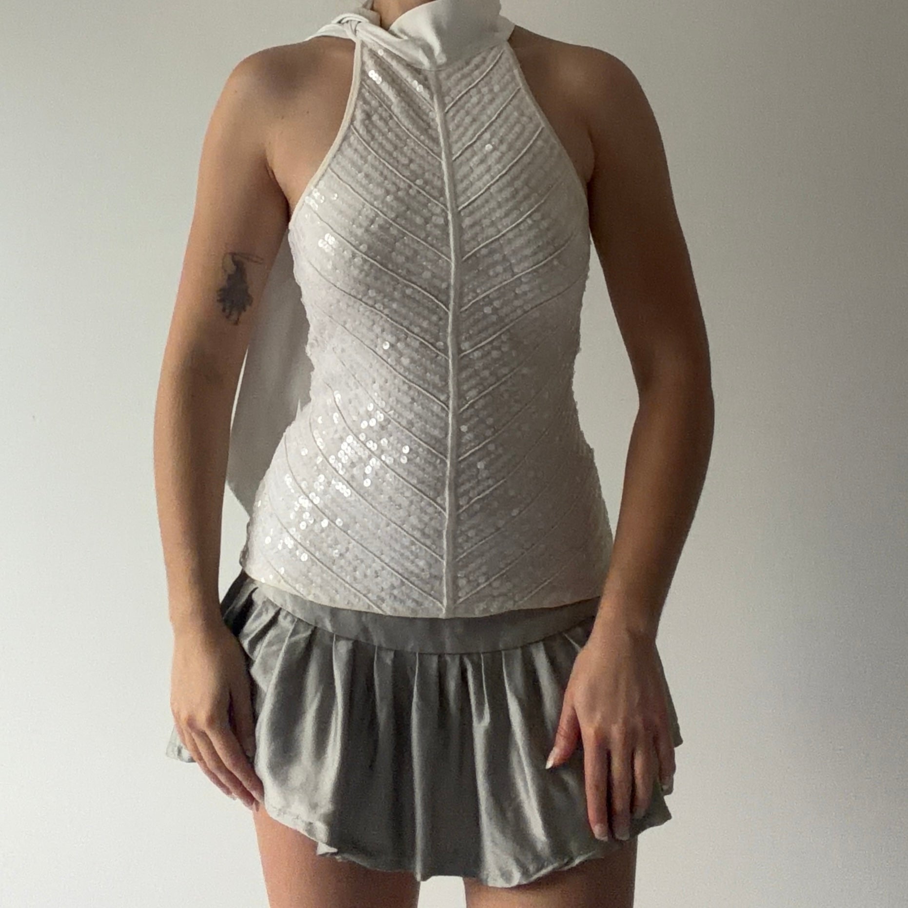 Sequin Halter Top | XXS-XS
