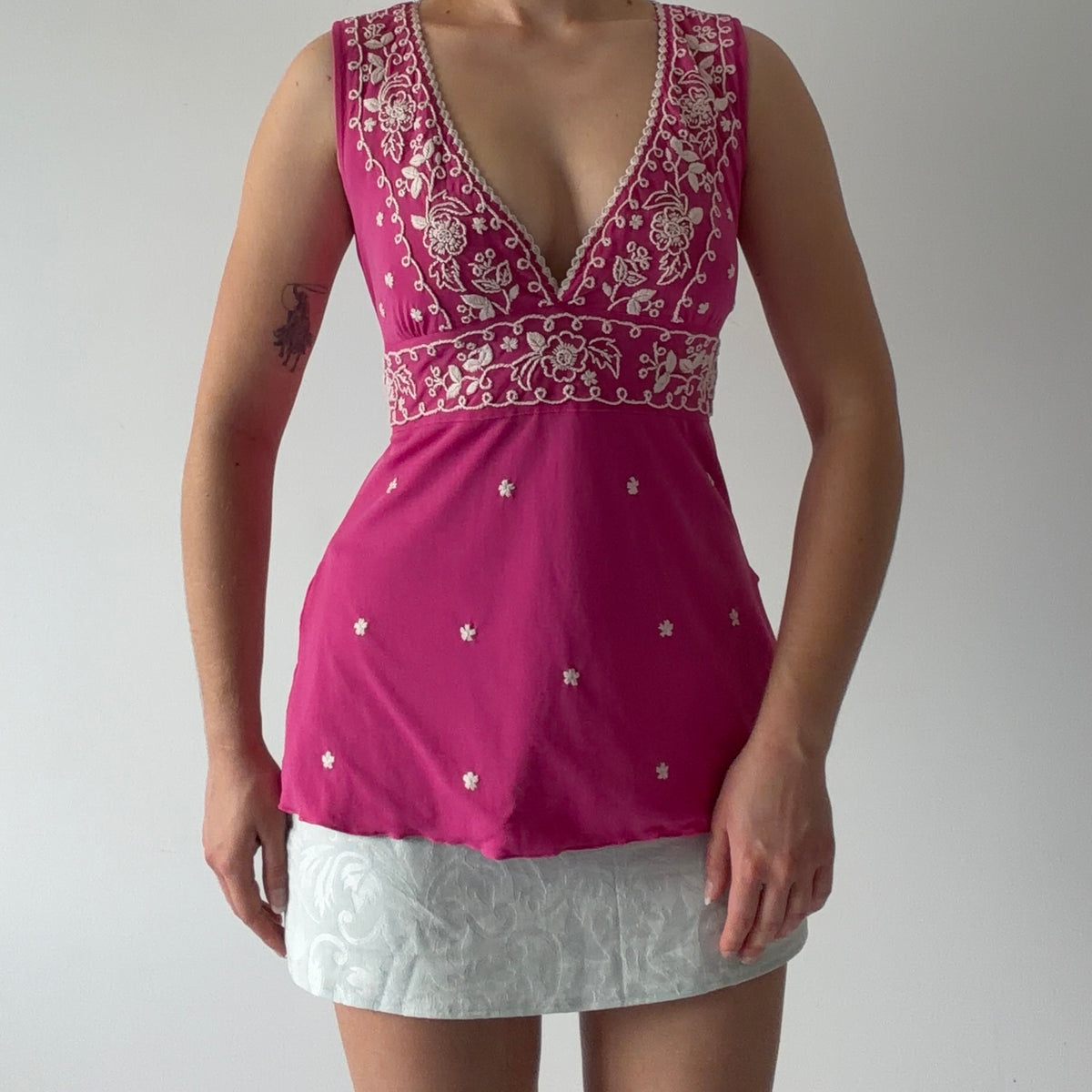 International Concepts Embroidered Cami | XS-S