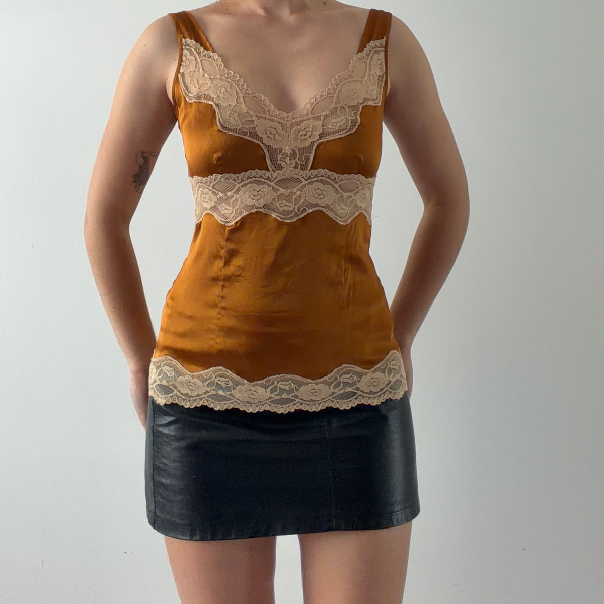 Moda International Silk Lace Cami | 6-8