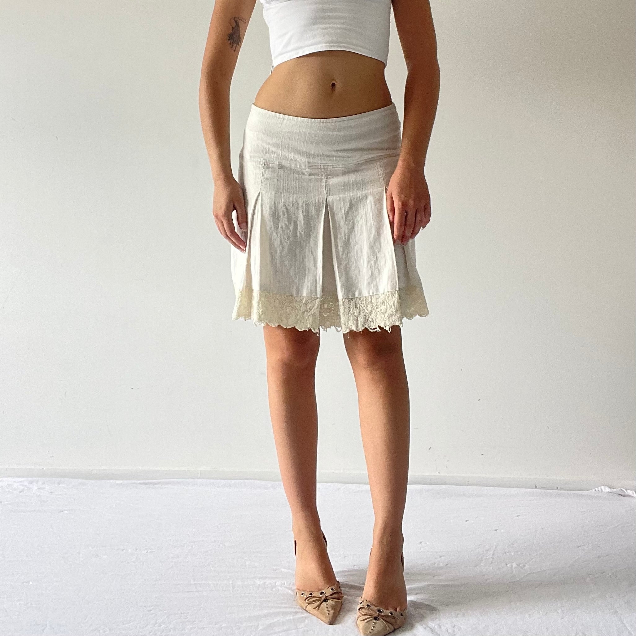 Lace Midi Skirt | Made in Thailand | 6-10