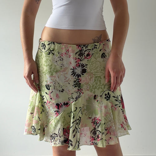 Ally B Floral Midi Skirt | 10-12