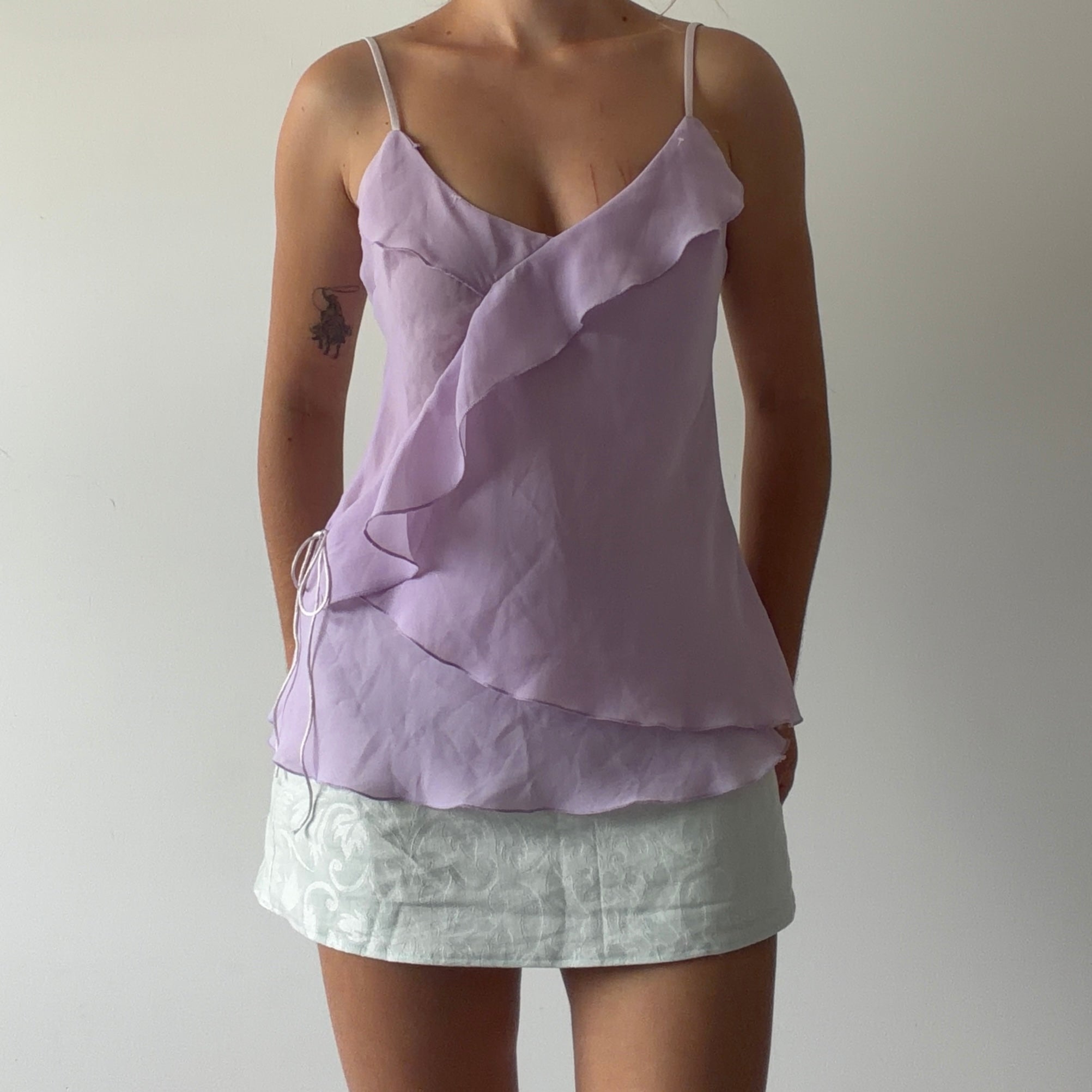 Lynne Ruffle Cami | S