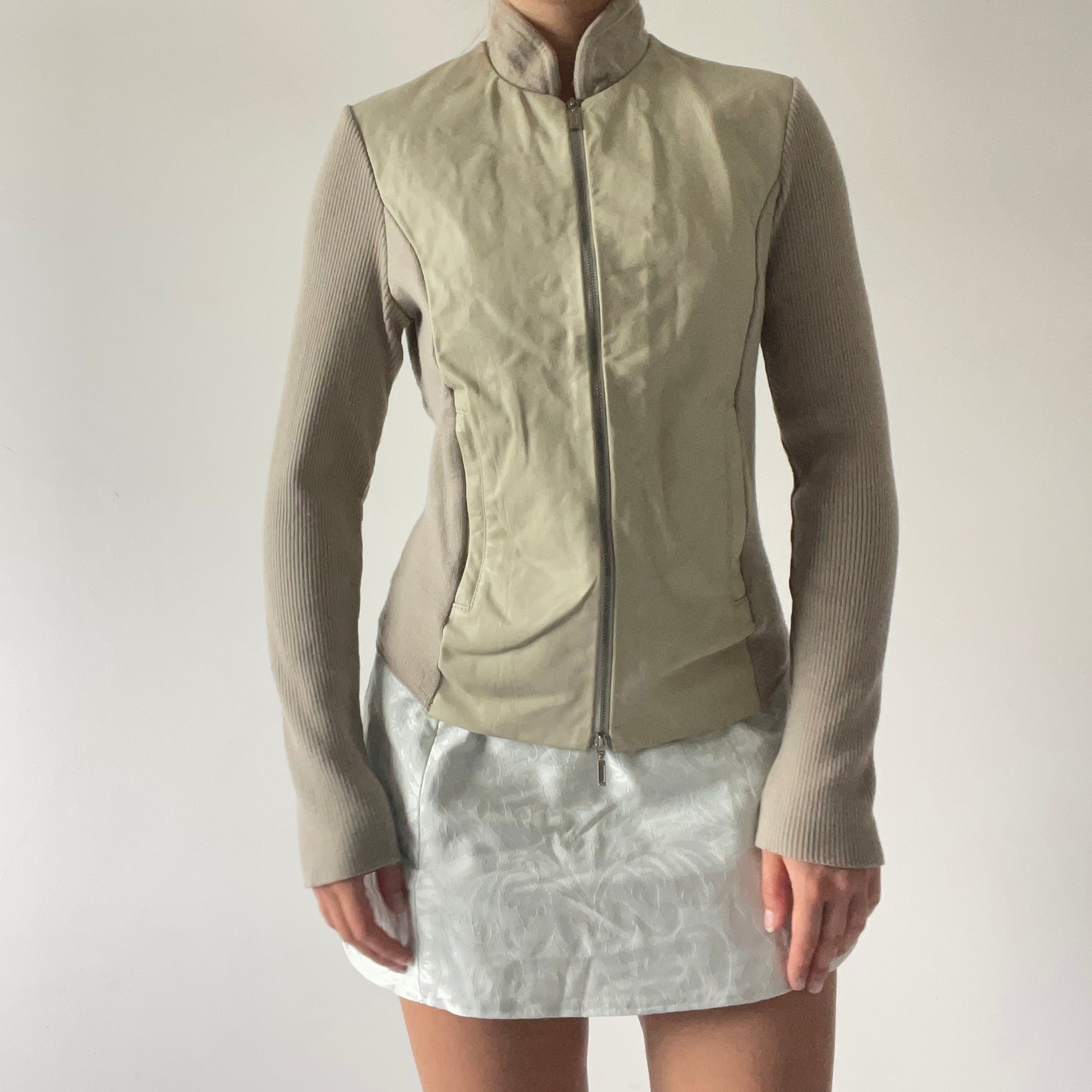 Sabatini Wool + Leather Double Zip Jacket | Made in NZ | 10-14