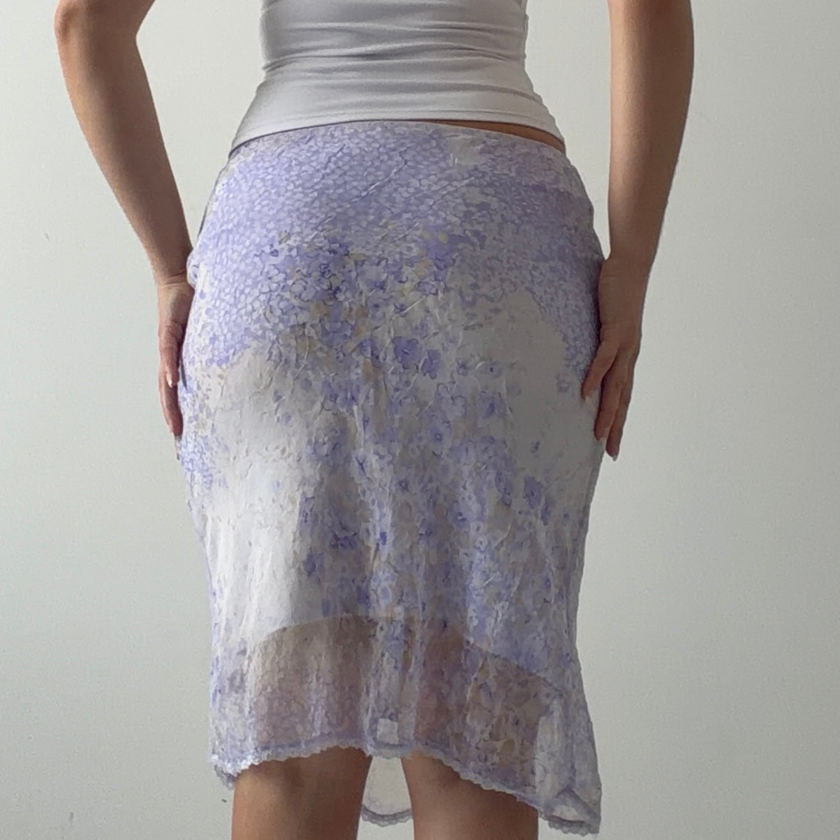 Lilac Midi Skirt | XS