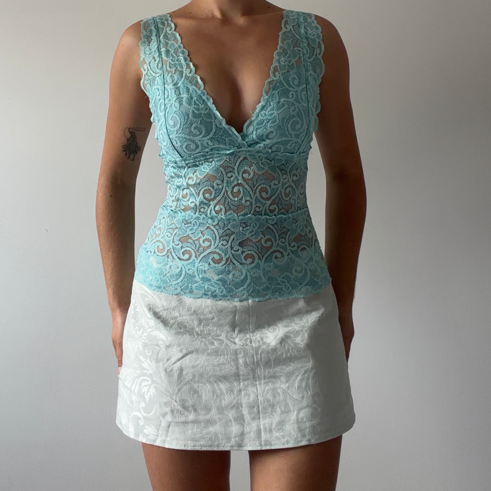 00s Lace Cami Top | 8-10