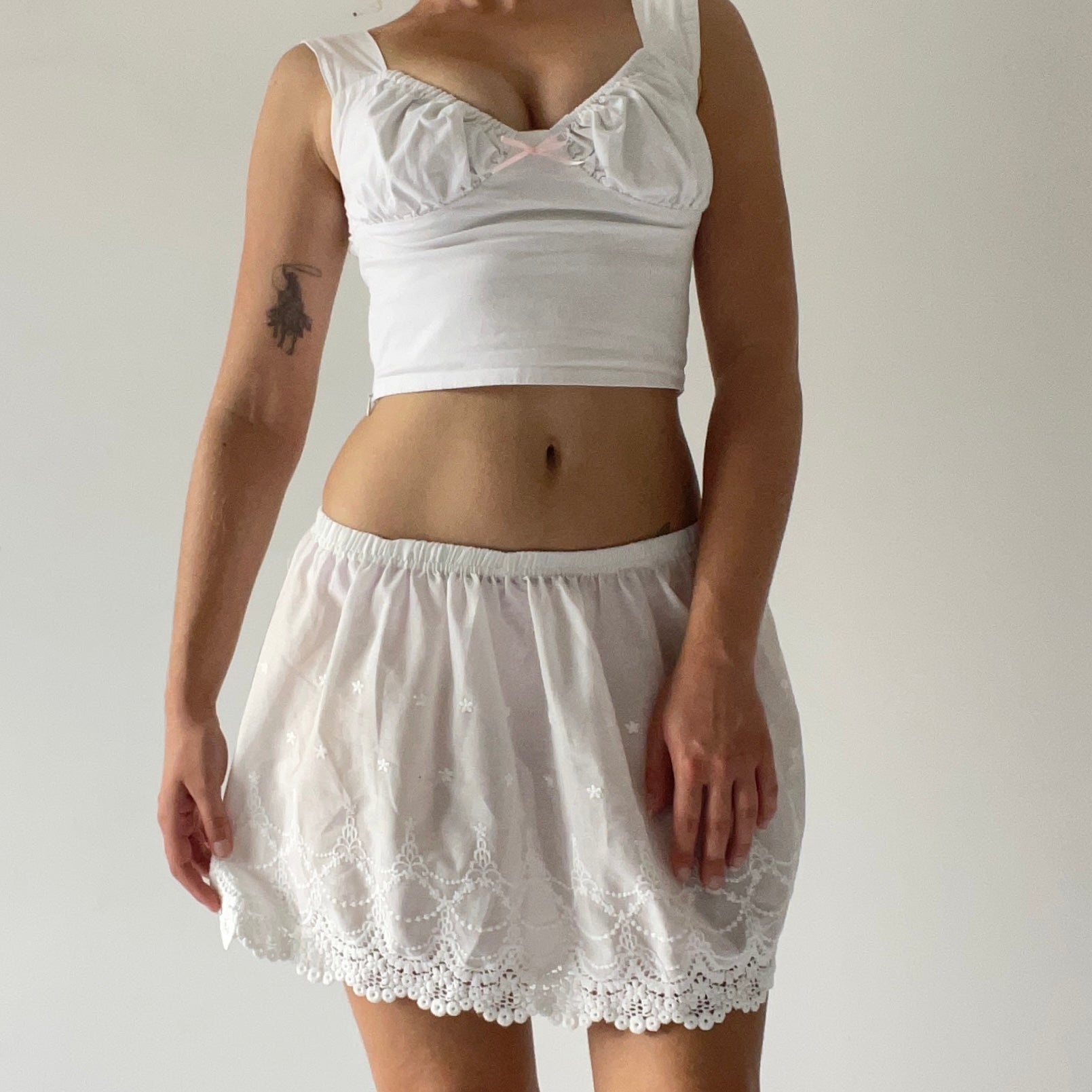 Embroidered Mini Skirt | 6-10