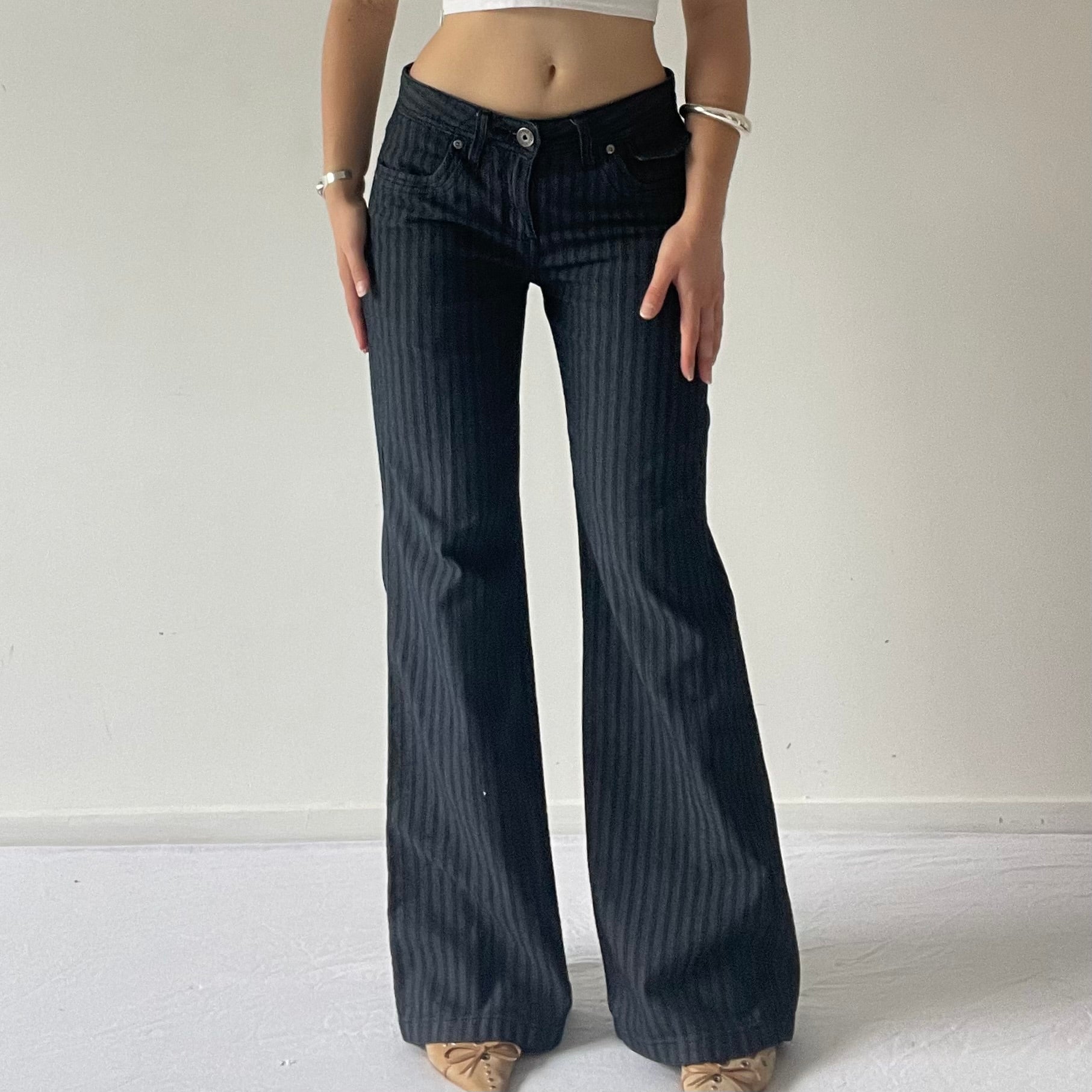 Low Rise Wide Leg Pants | 6-8