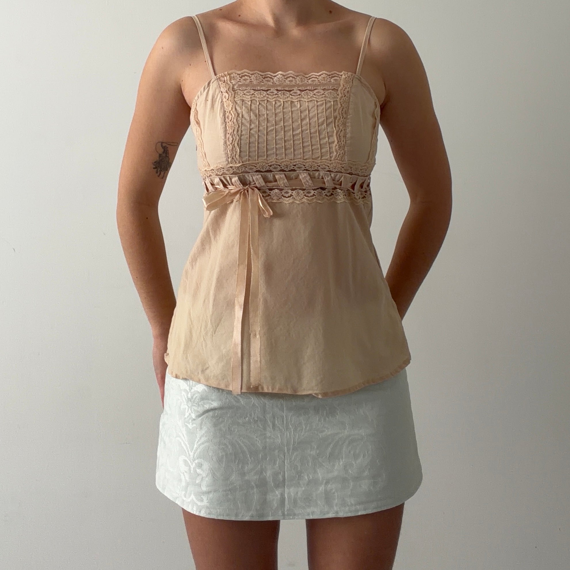 Gadzooks Lace Babydoll Top | S