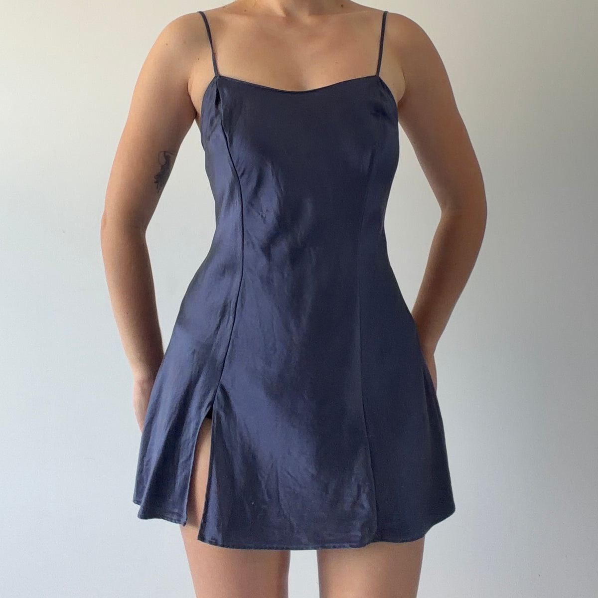 Victoria's Secret Silk Mini Slip Dress | S