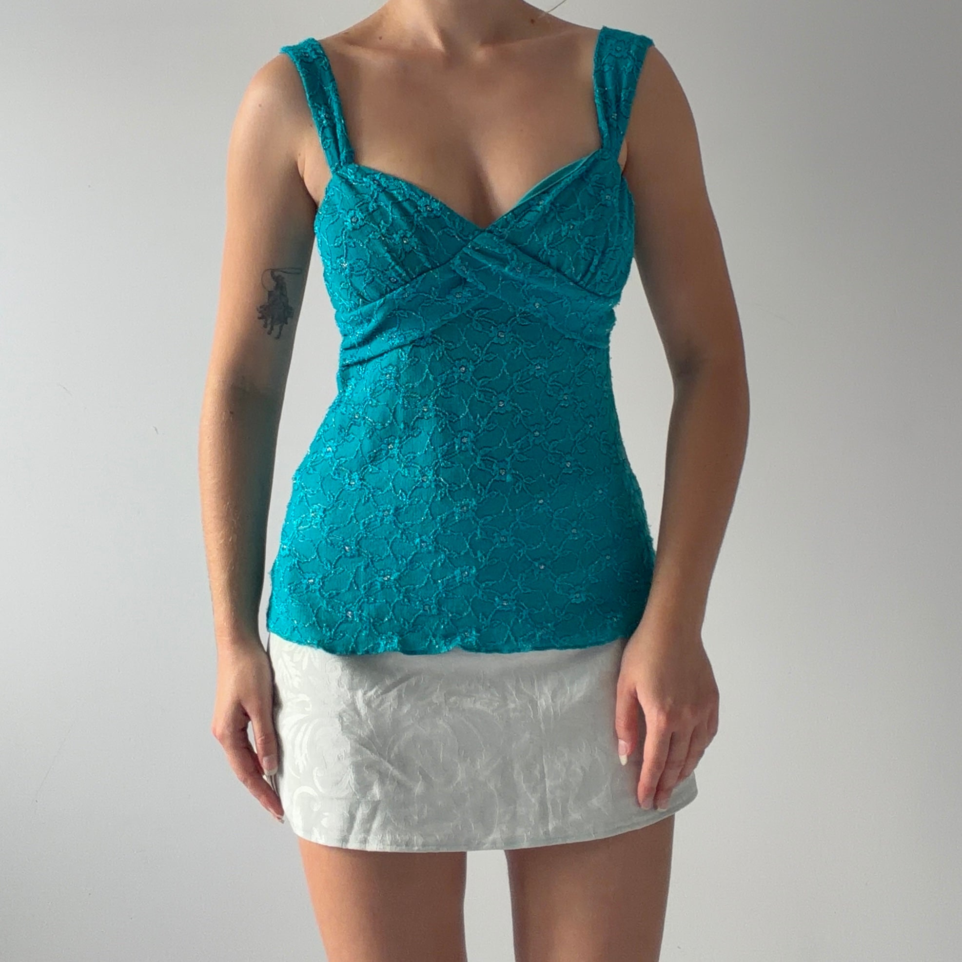 Byer California Lace Babydoll Top | S