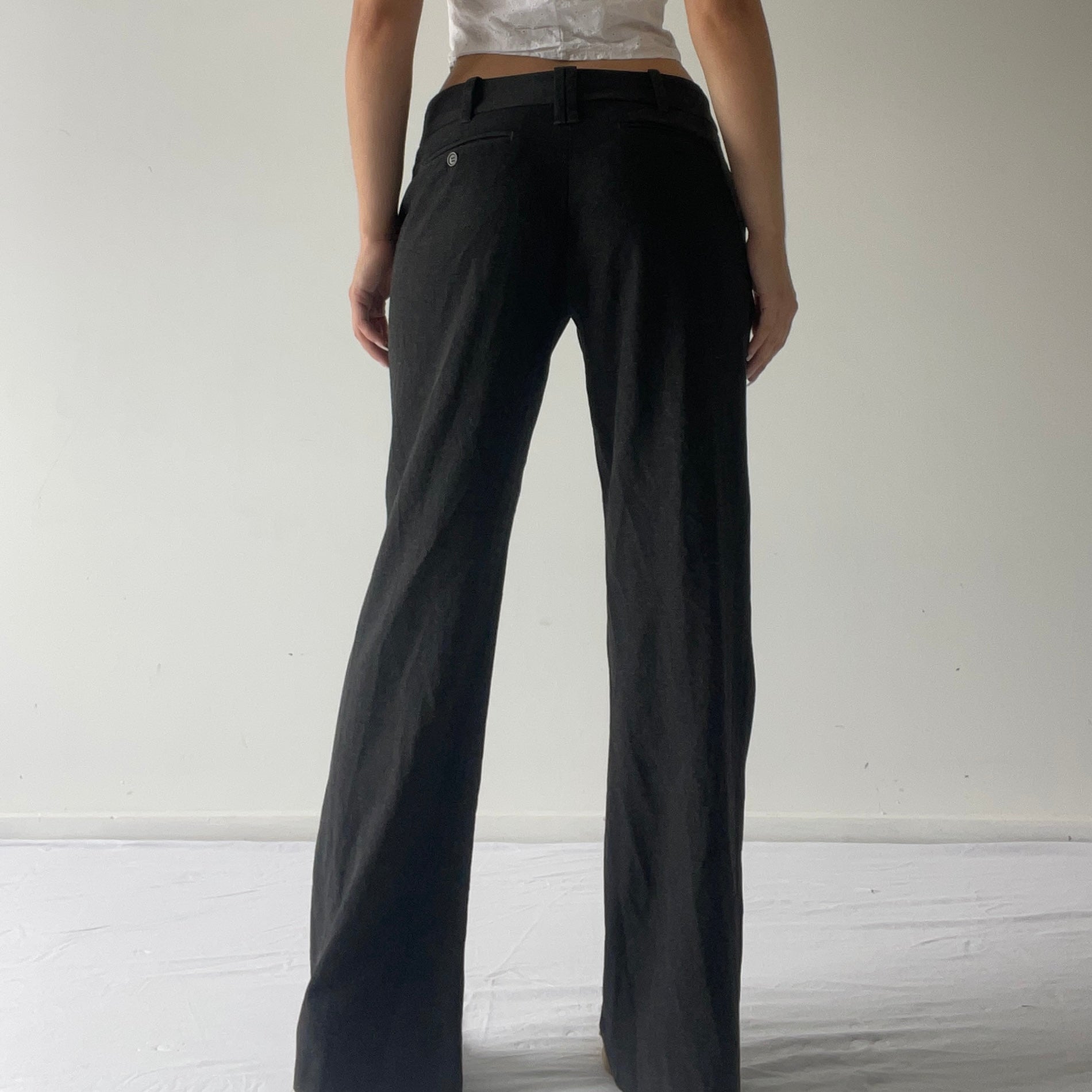 Cue Wool Wide Leg Pants | S