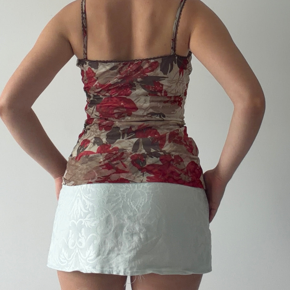 Mexx Floral Mesh Cami | S-M