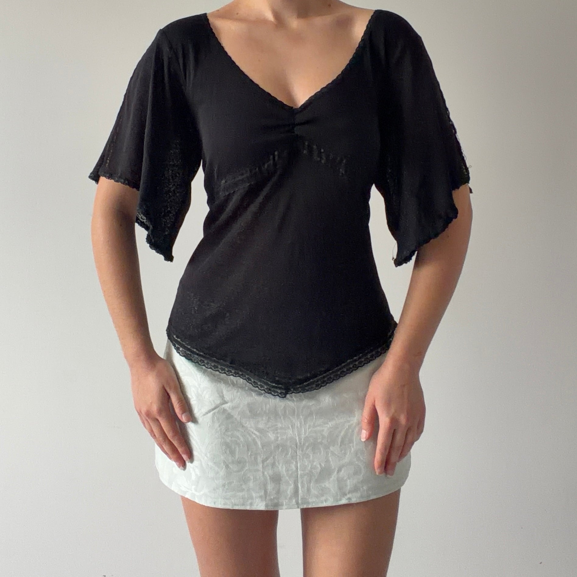 Crossroads Bell Sleeve Top | L