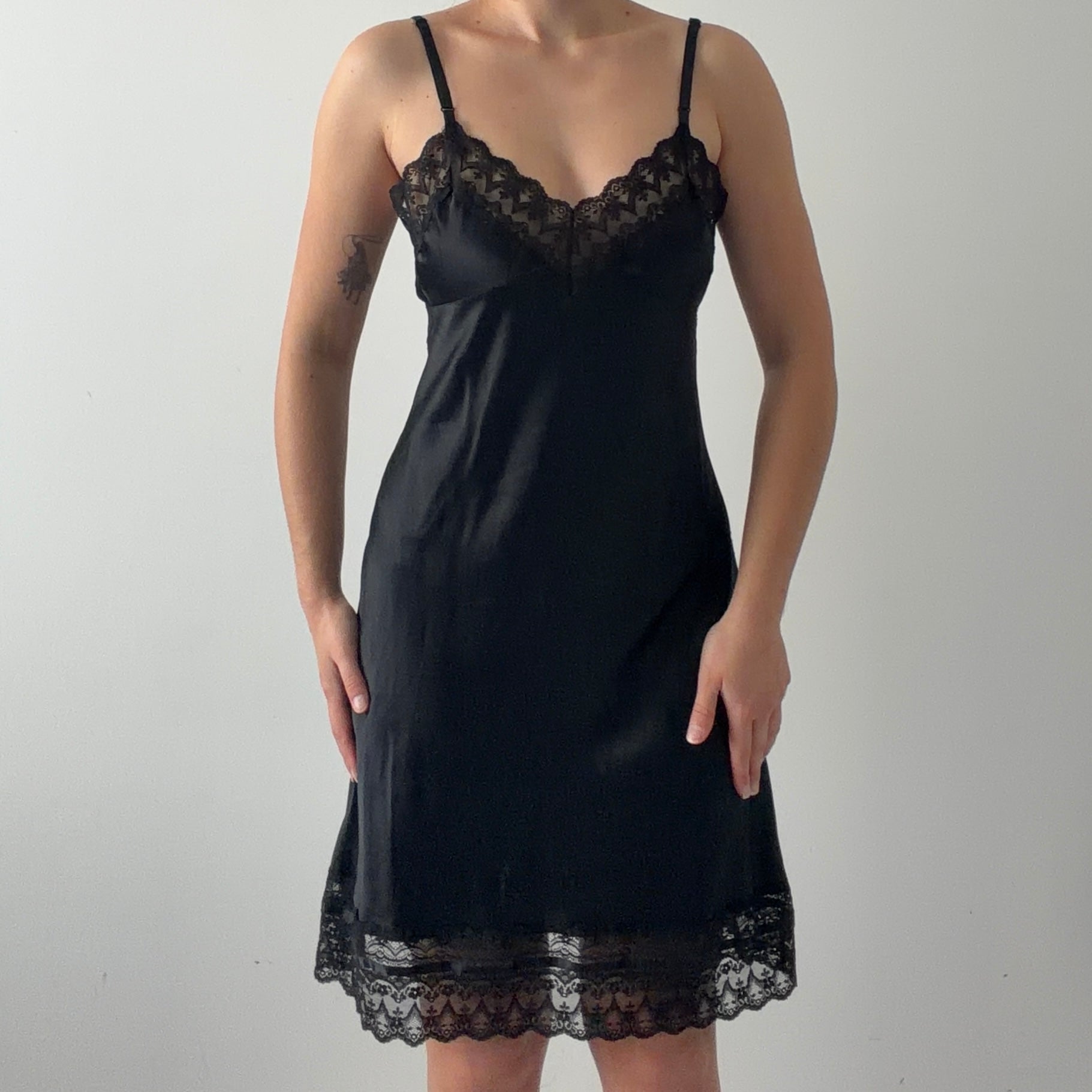 Christian Dior Lace Midi Slip Dress | Made in USA | S