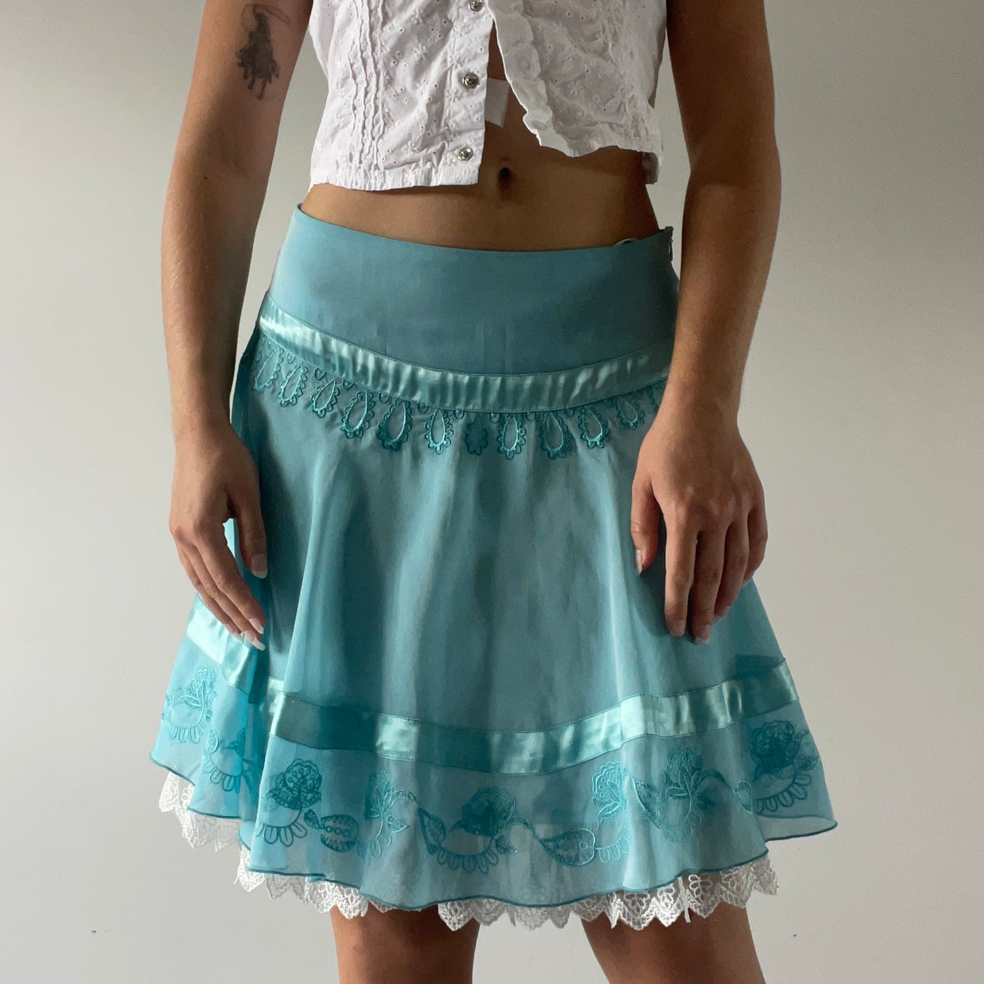 Midi Ruffle Skirt | 6-8