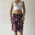 Louche Silk Ruffle Skirt | 6-10