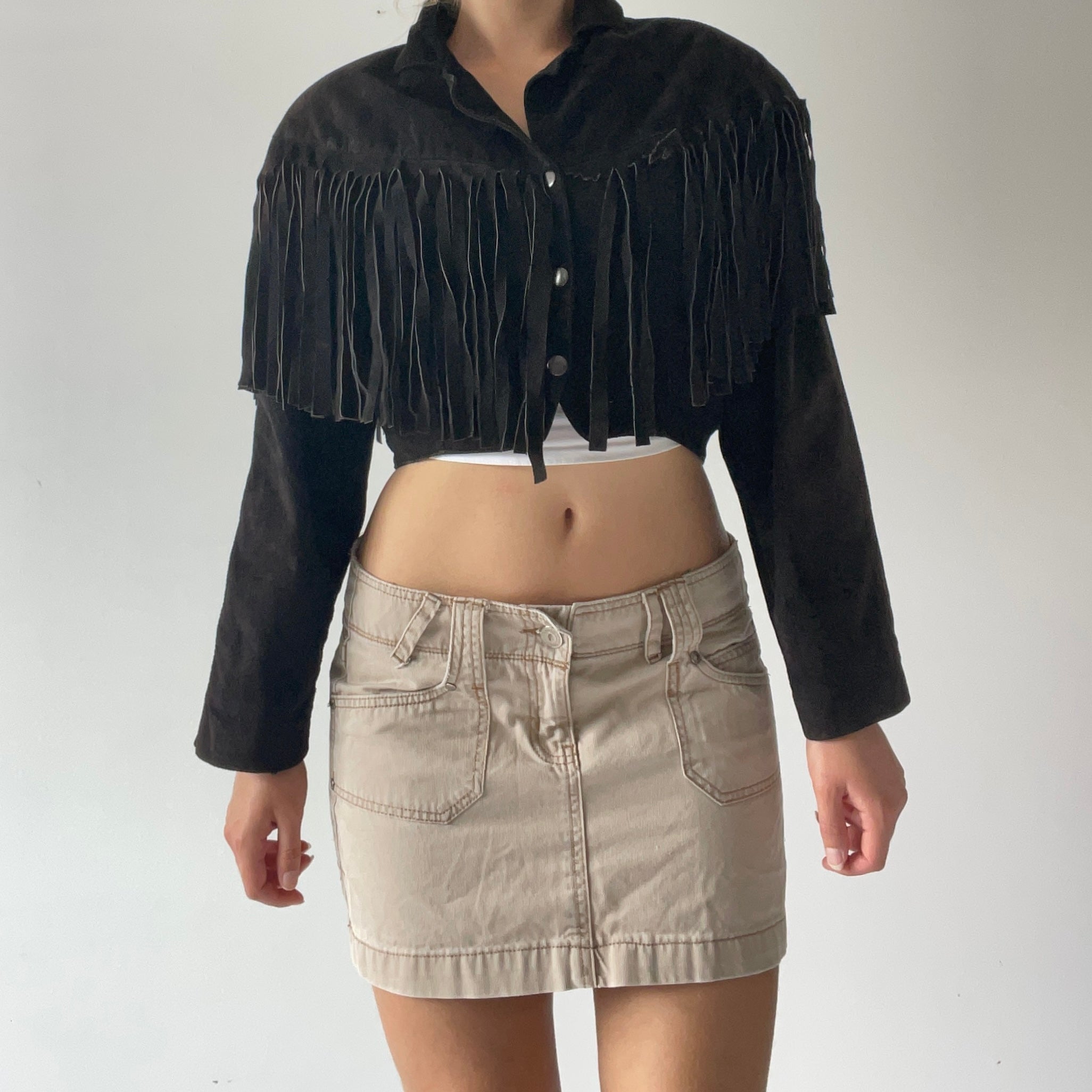 Western Suede Tassel Jacket | Made in Australia | 6-10