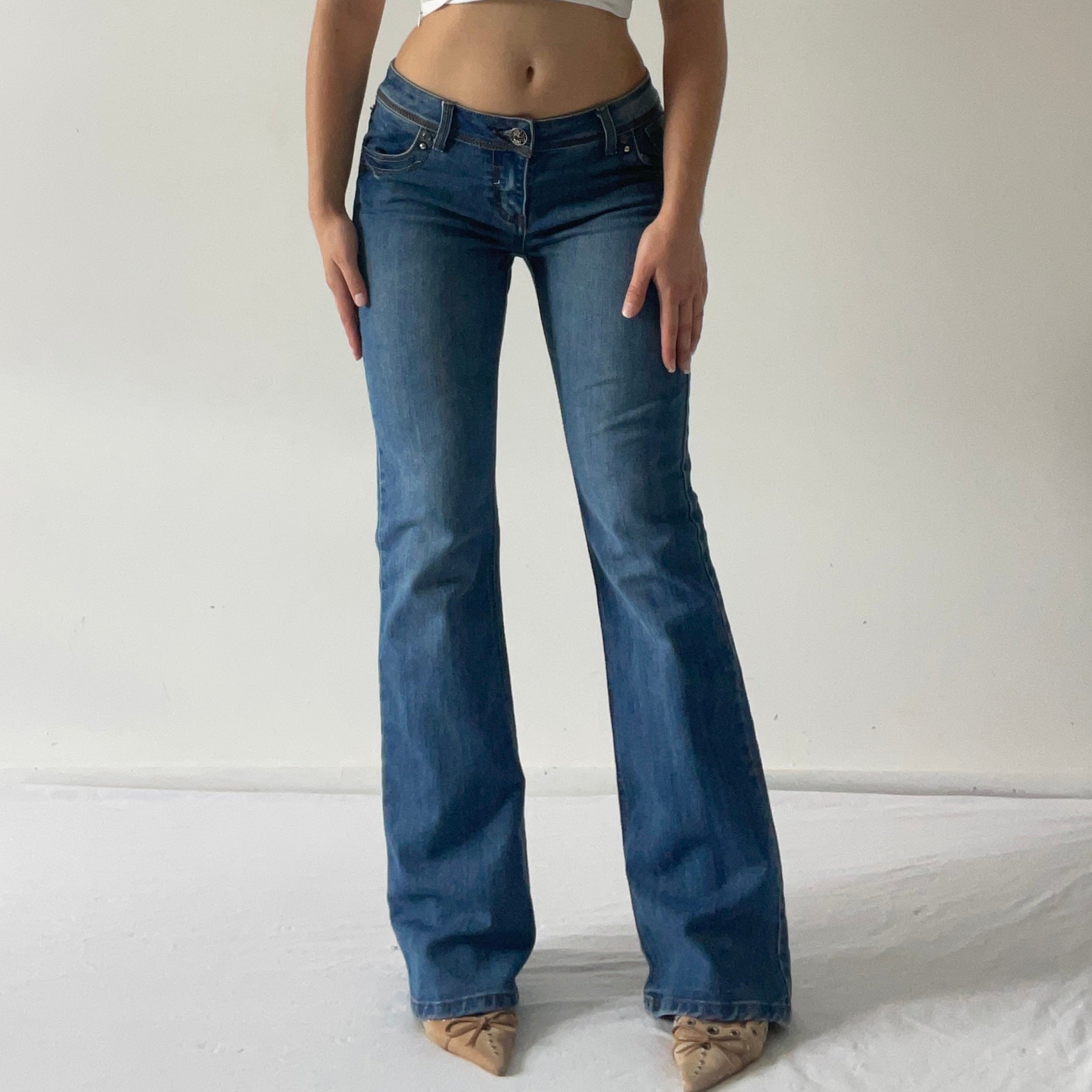 Kelso Low Rise Flare Jeans | S