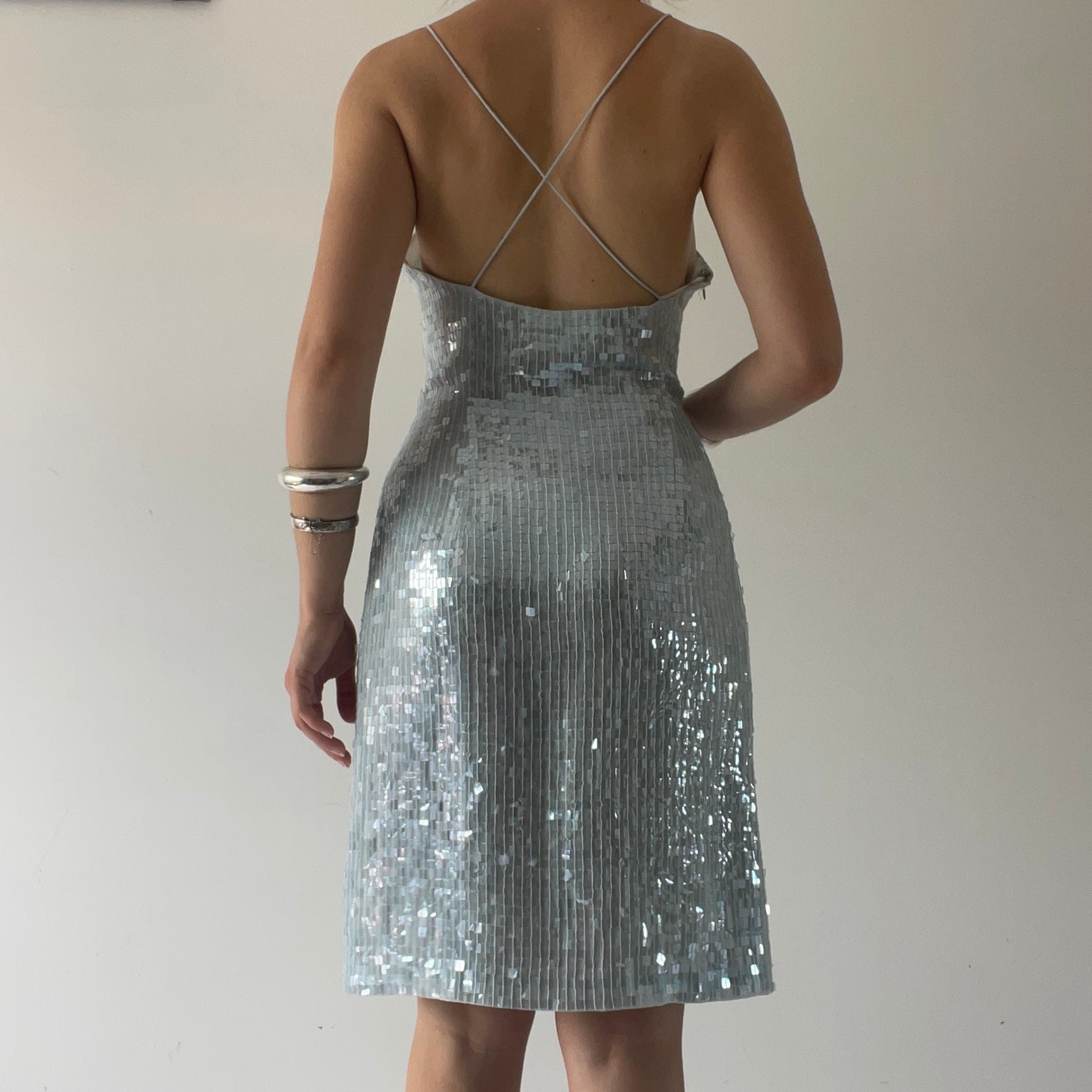 Next Sequin Midi Dress | 10-12