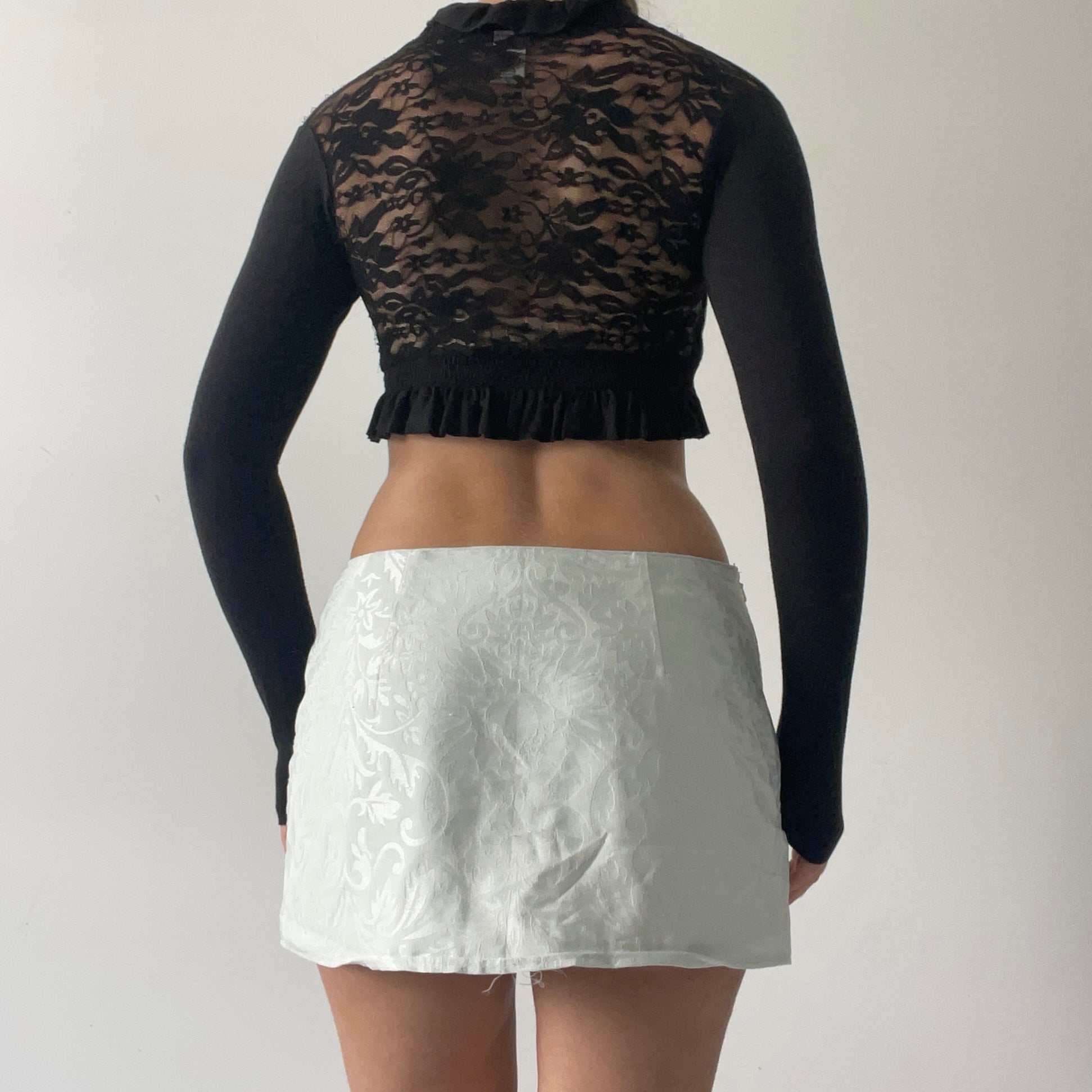 Lace Ruffle Bolero | 6-8