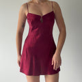Victoria's Secret Silk Slip | Burgundy | S