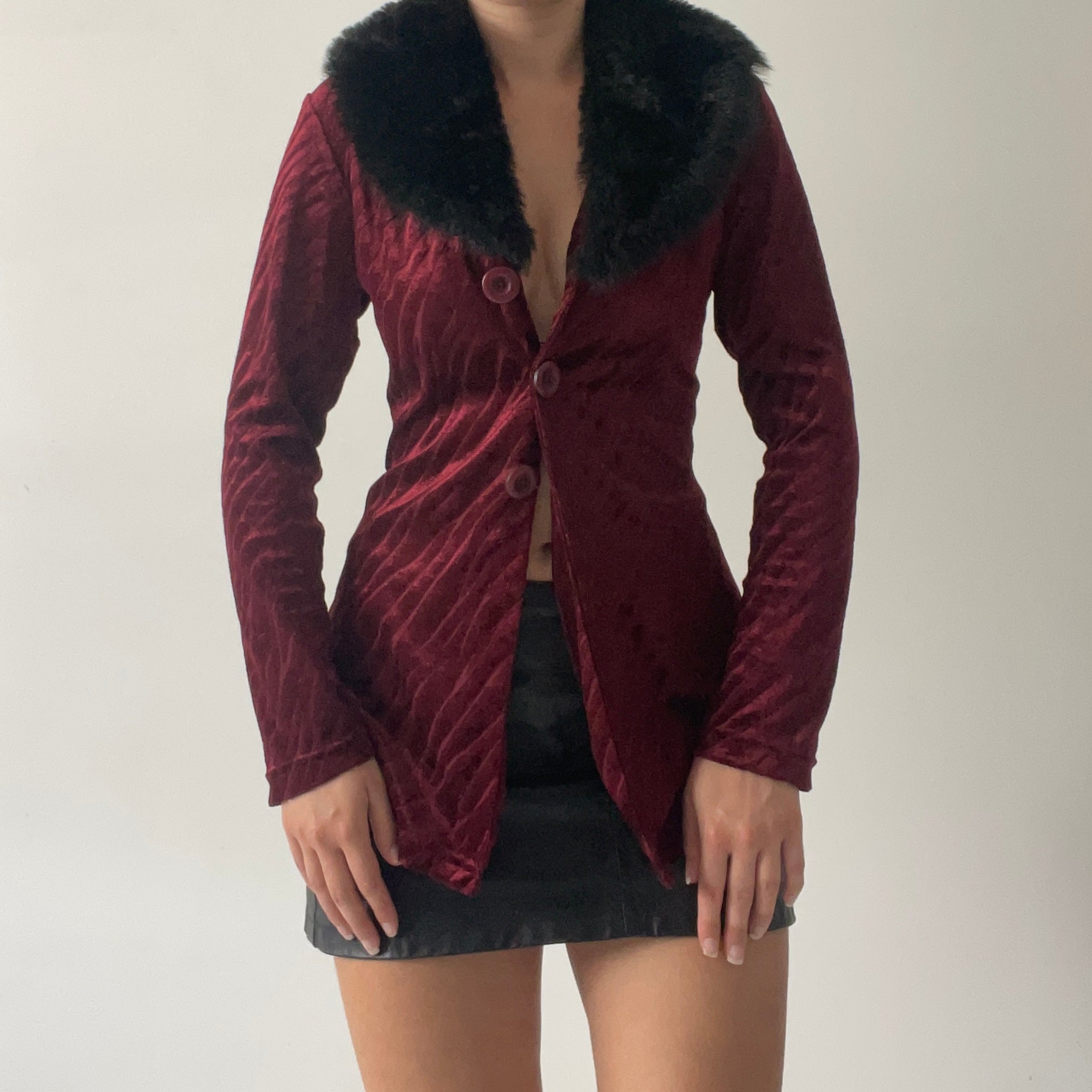 Pto Faux Fur Velvet Cardi | Made in Australia | M