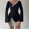 Susan Lawrence Bell Sleeve Top | M