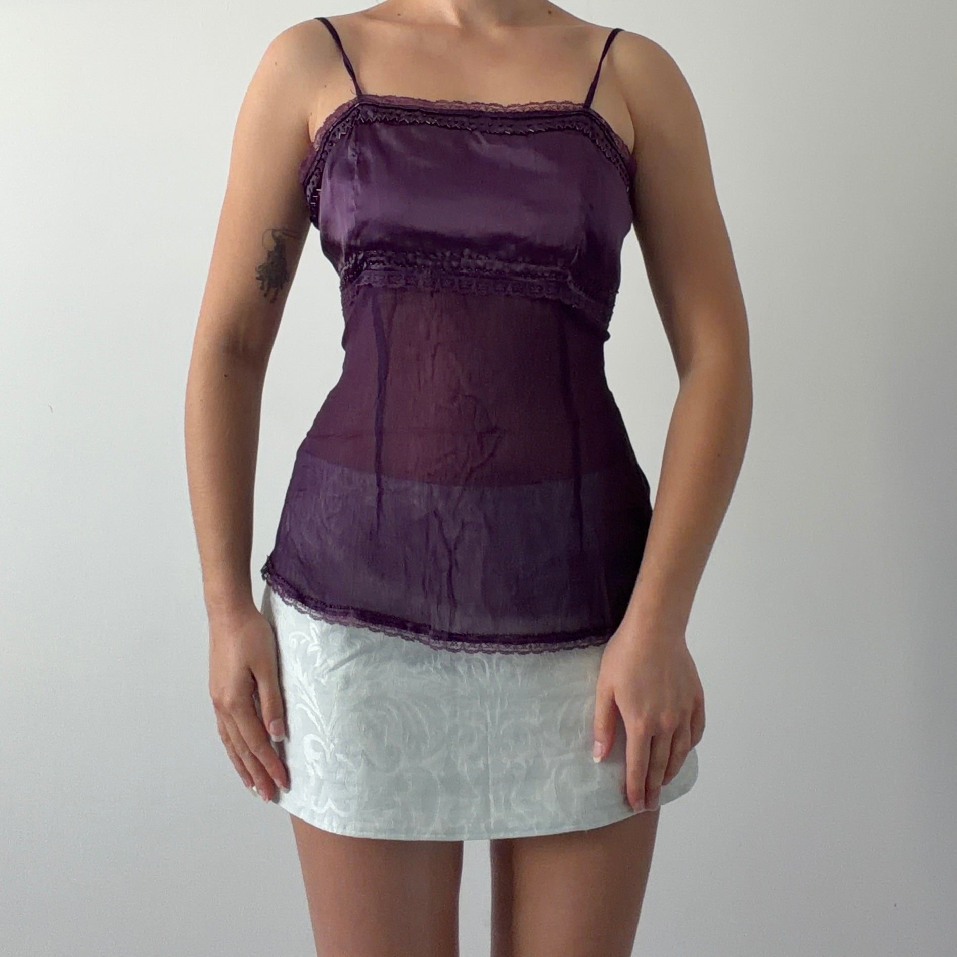 In Extenso Babydoll Beaded Top | M