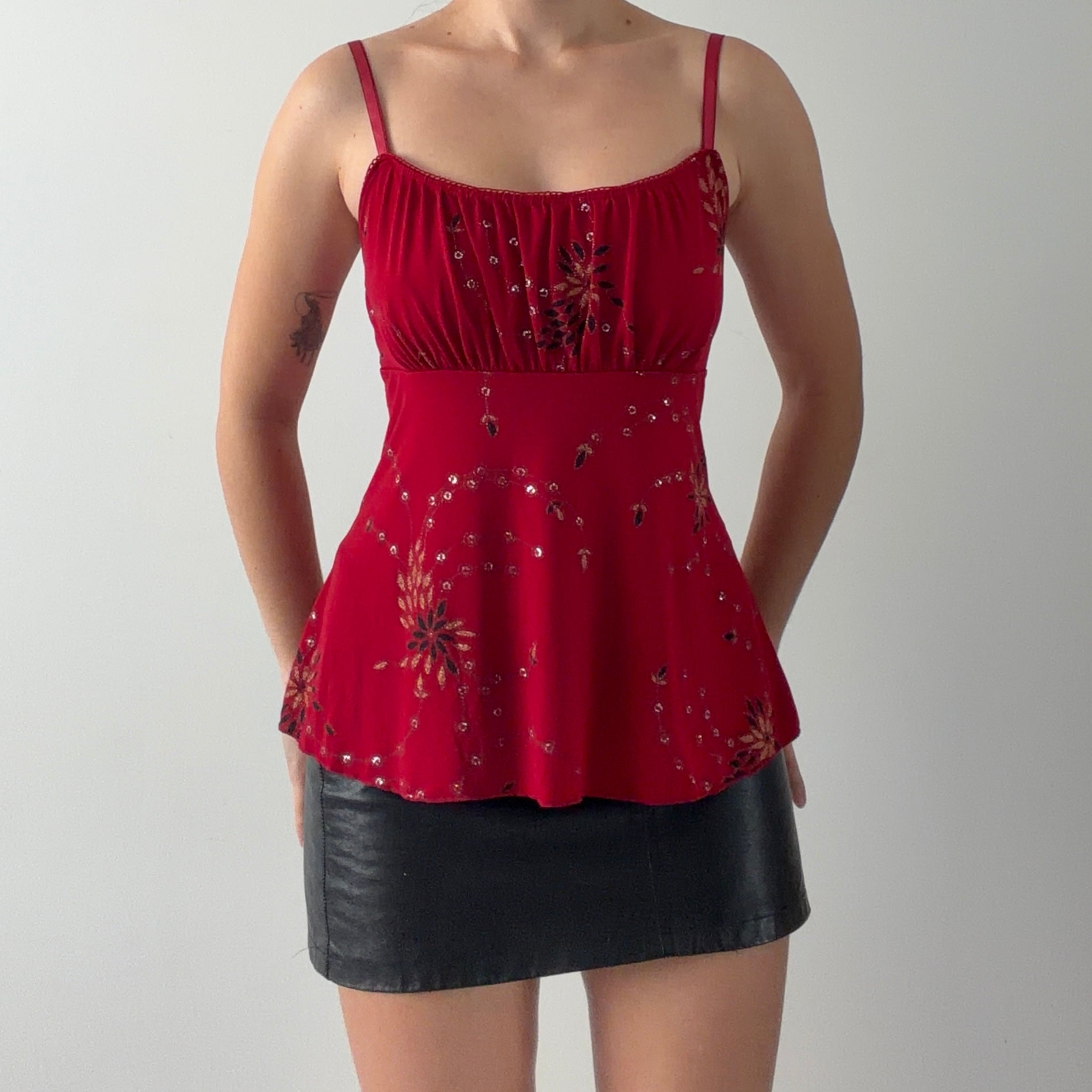 Iz byer Babydoll Top | Made in USA | 10-12