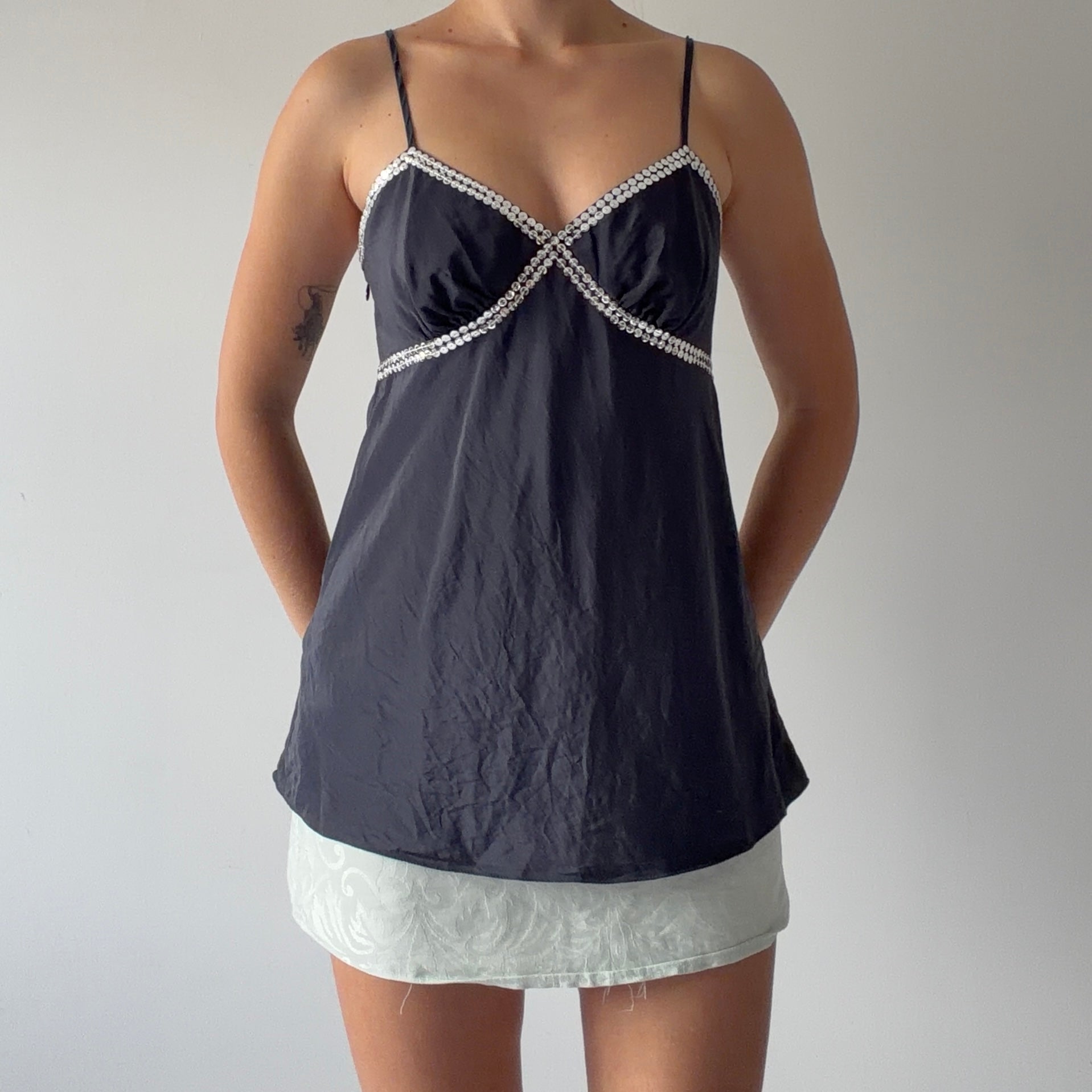 The Limited Silk Babydoll Cami | 8-10