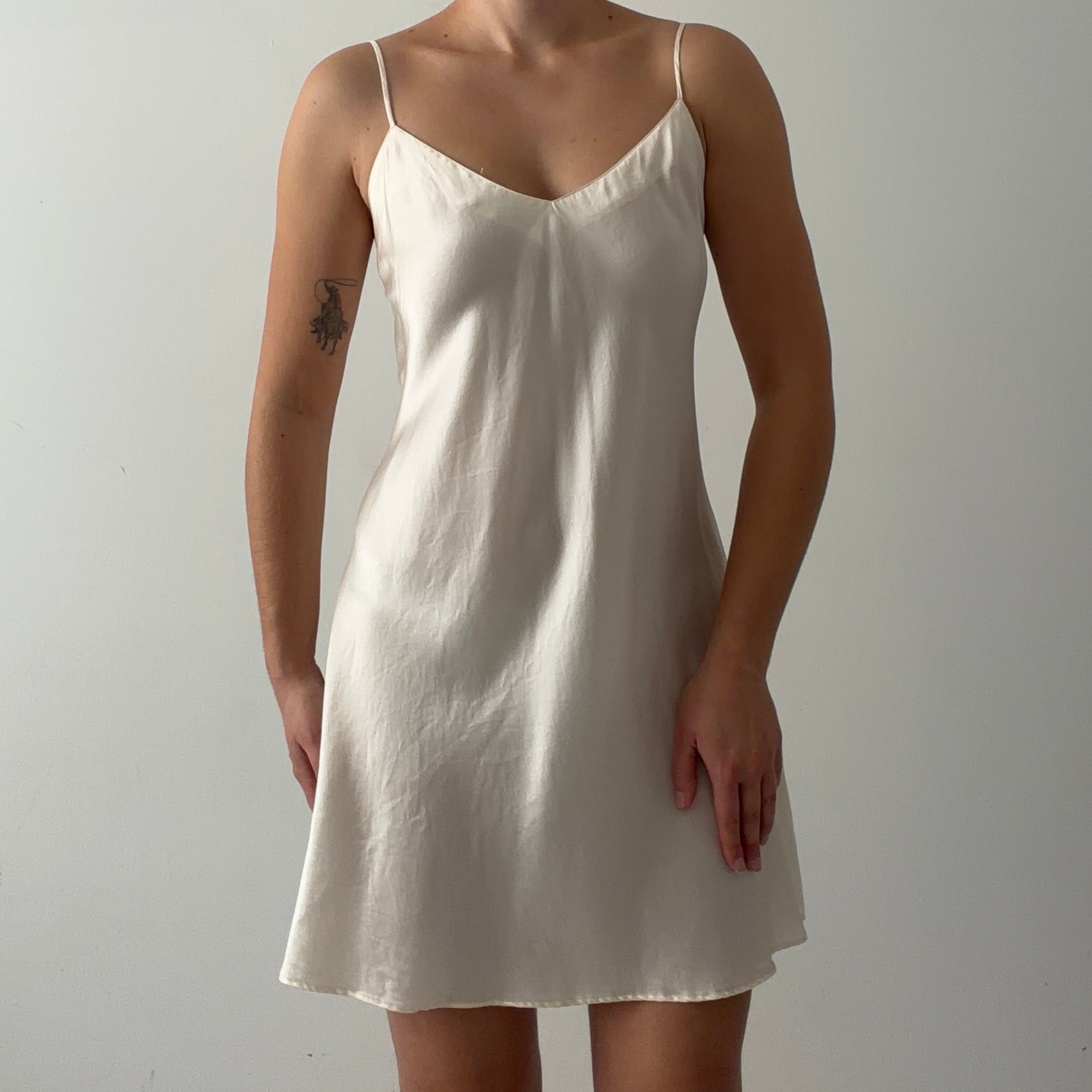 Victoria's Secret Gold Label Silk Slip | 10-12