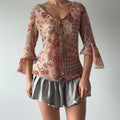 Iz Byer Paisley Top | Made in USA | S