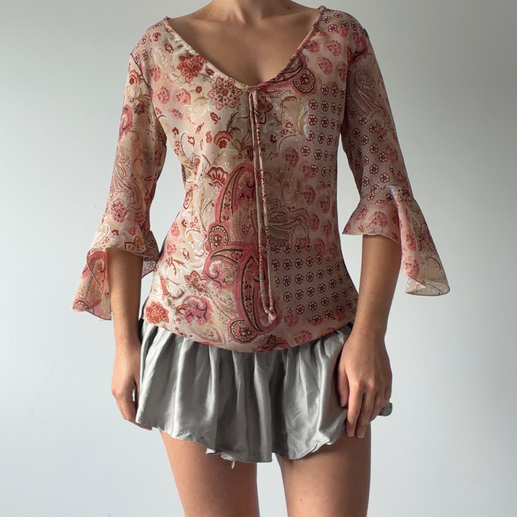 Iz Byer Paisley Top | Made in USA | S