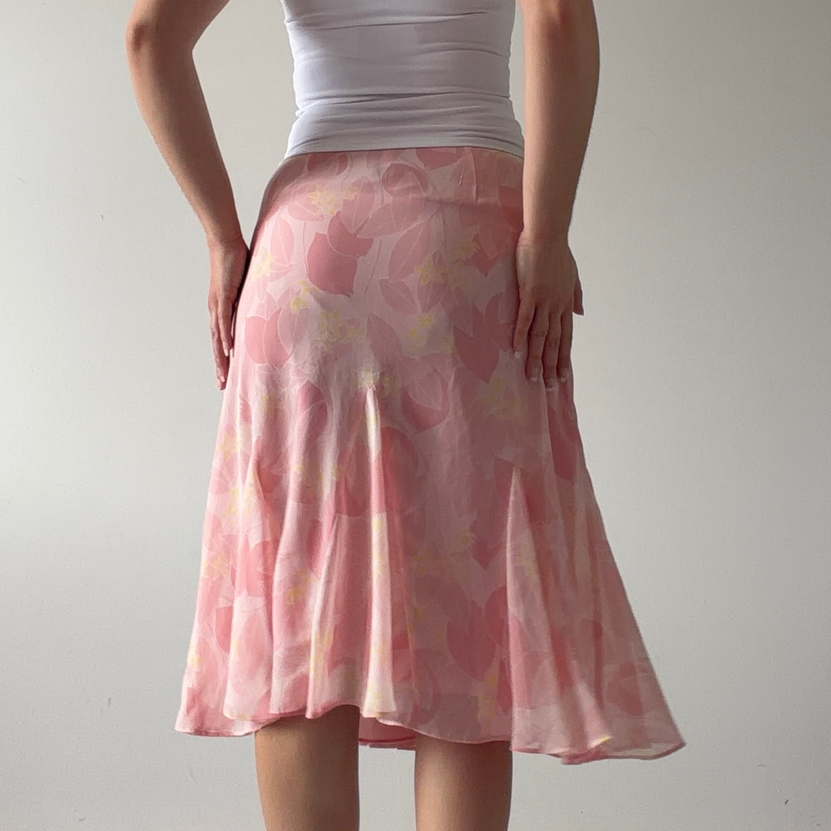 Jones Wear Floral Midi Skirt | XS