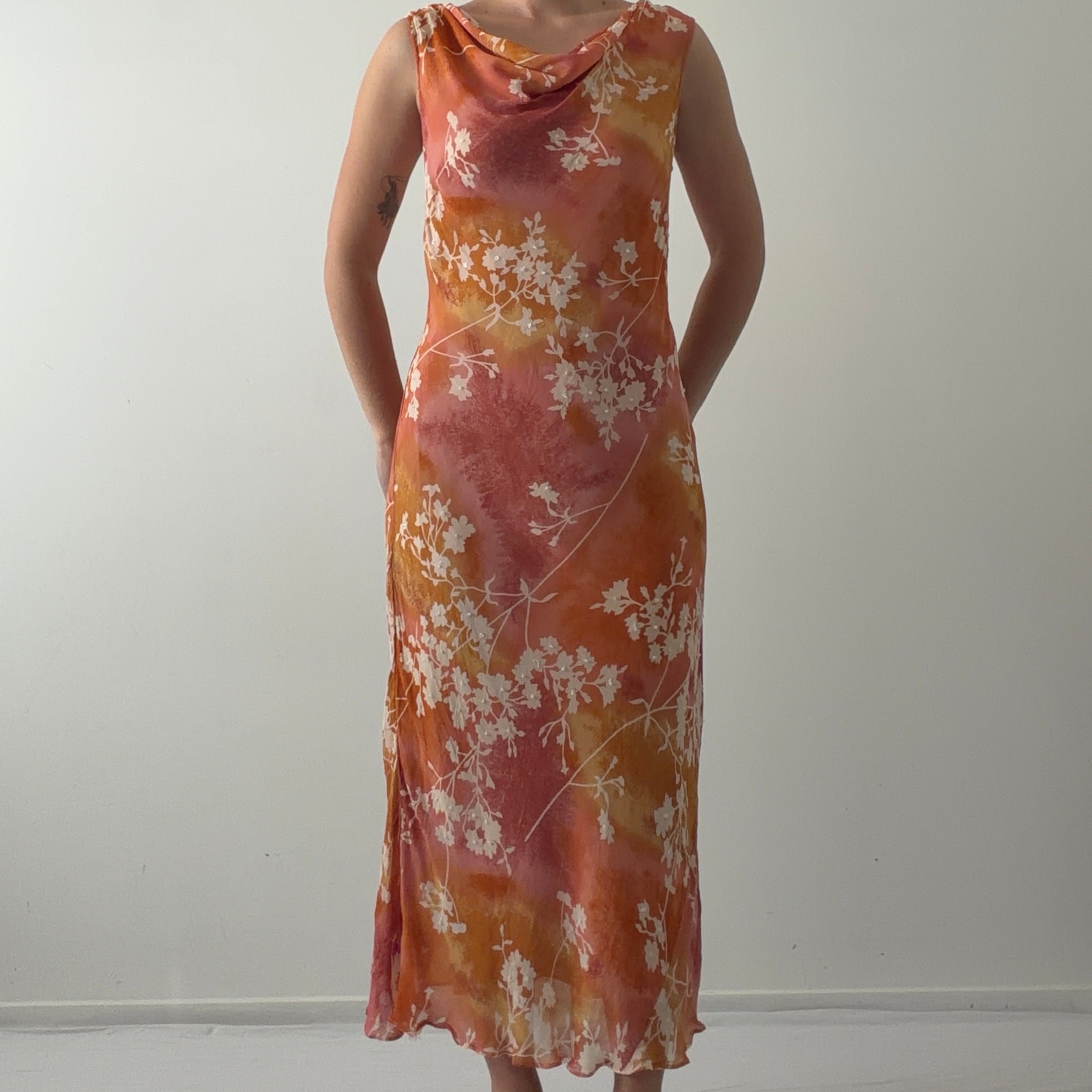 Paradise East Beaded Maxi Dress | L